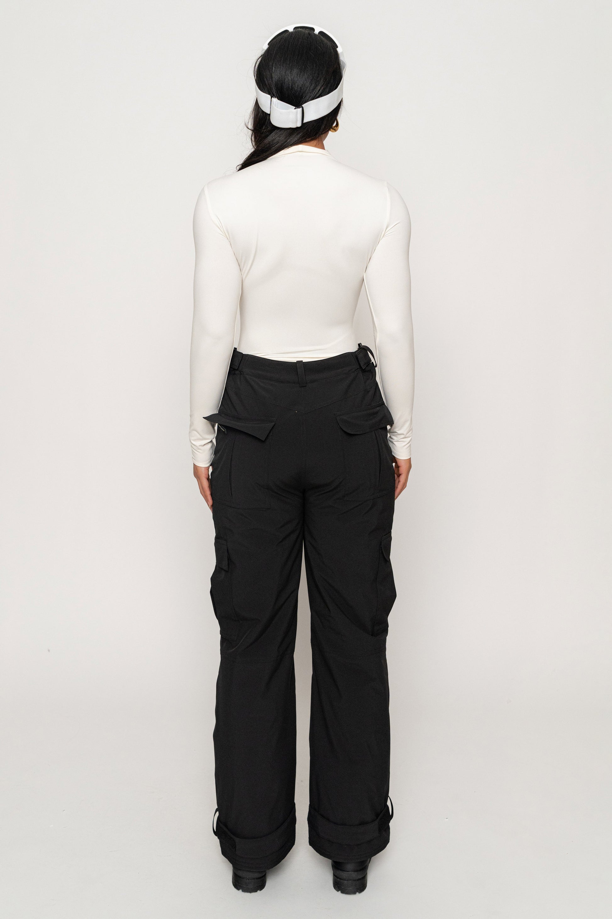 Black Snowfall Ski Pants JLUXLABEL