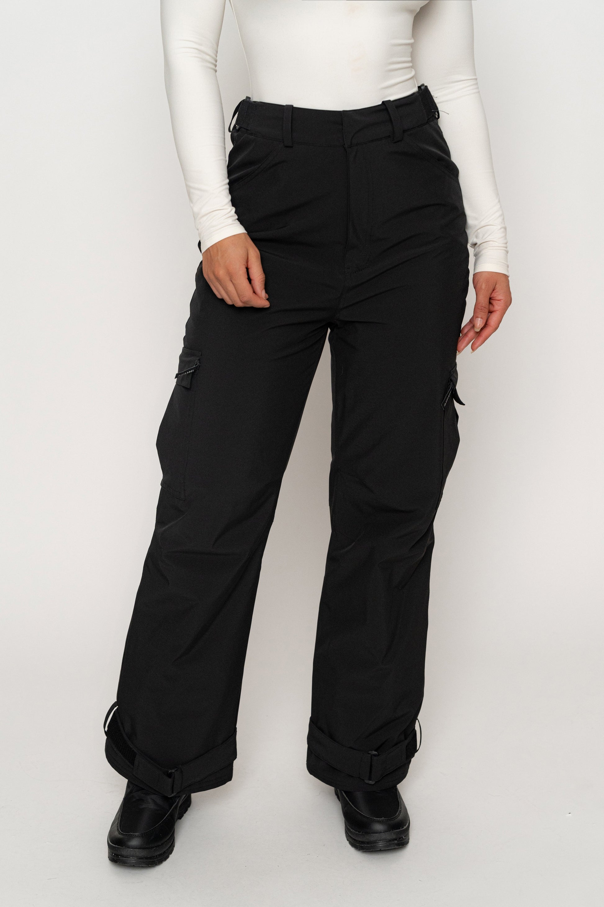Black Snowfall Ski Pants JLUXLABEL