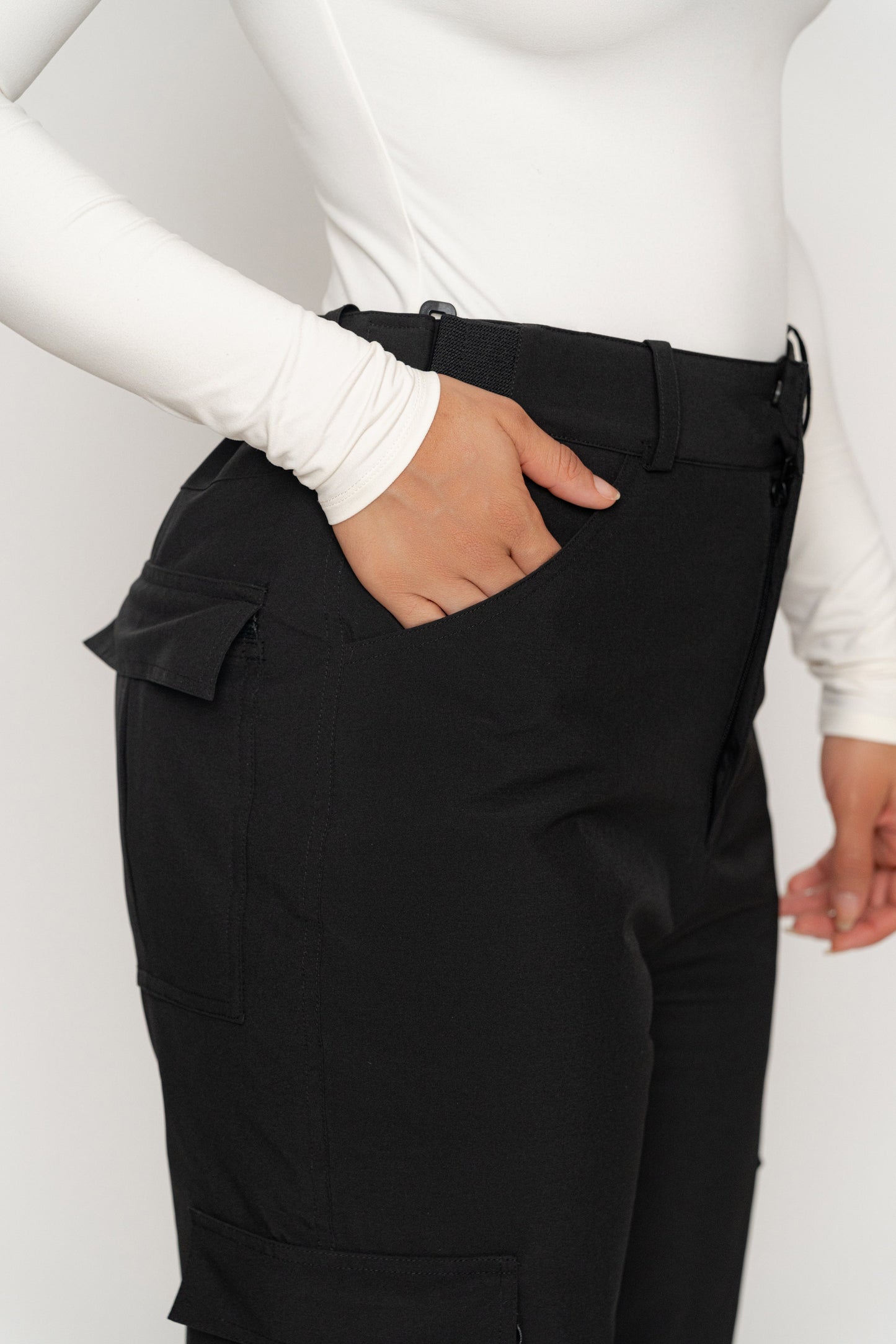 Black Snowfall Ski Pants JLUXLABEL