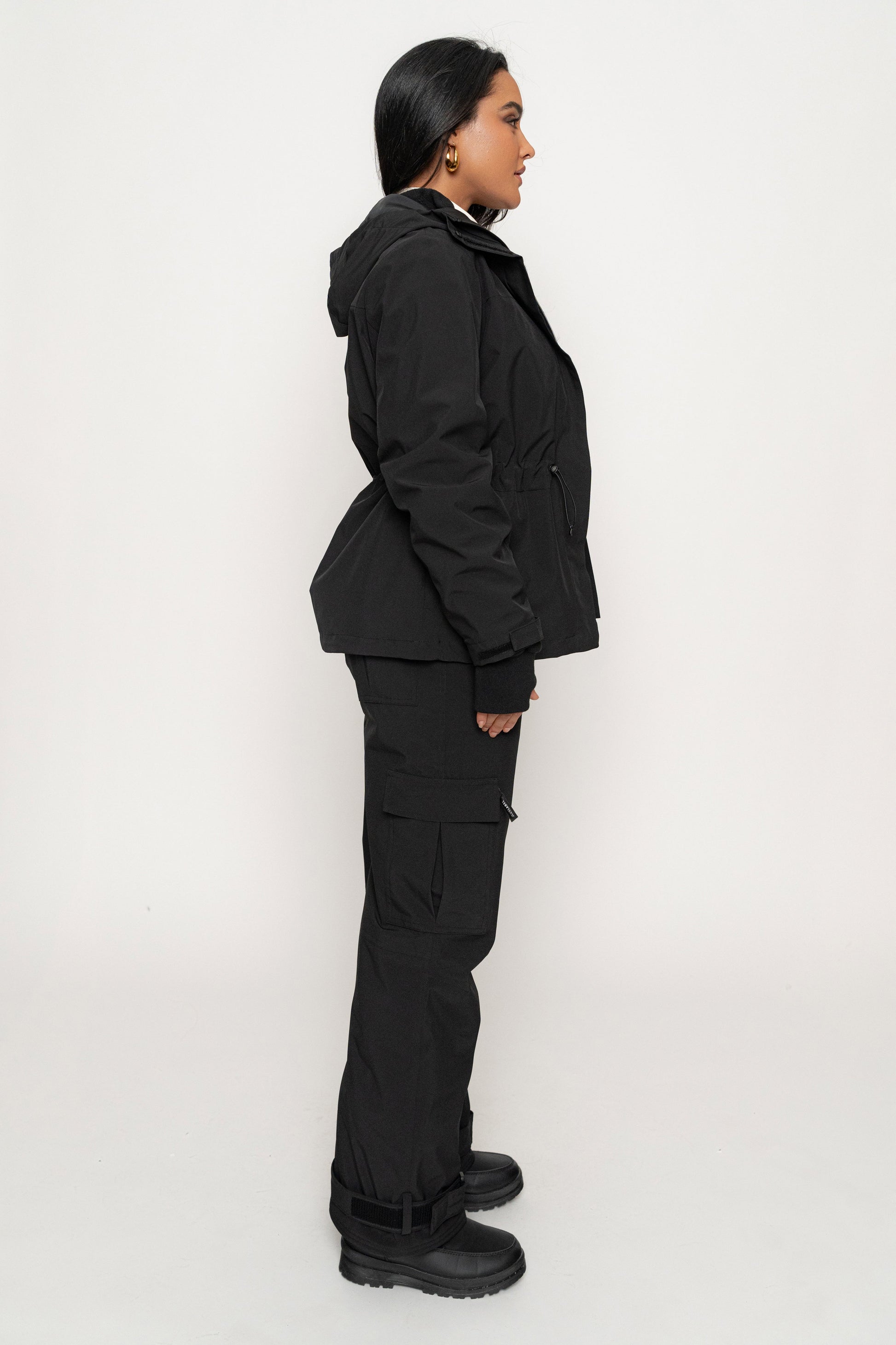 Black Polar Puffer Jacket JLUXLABEL