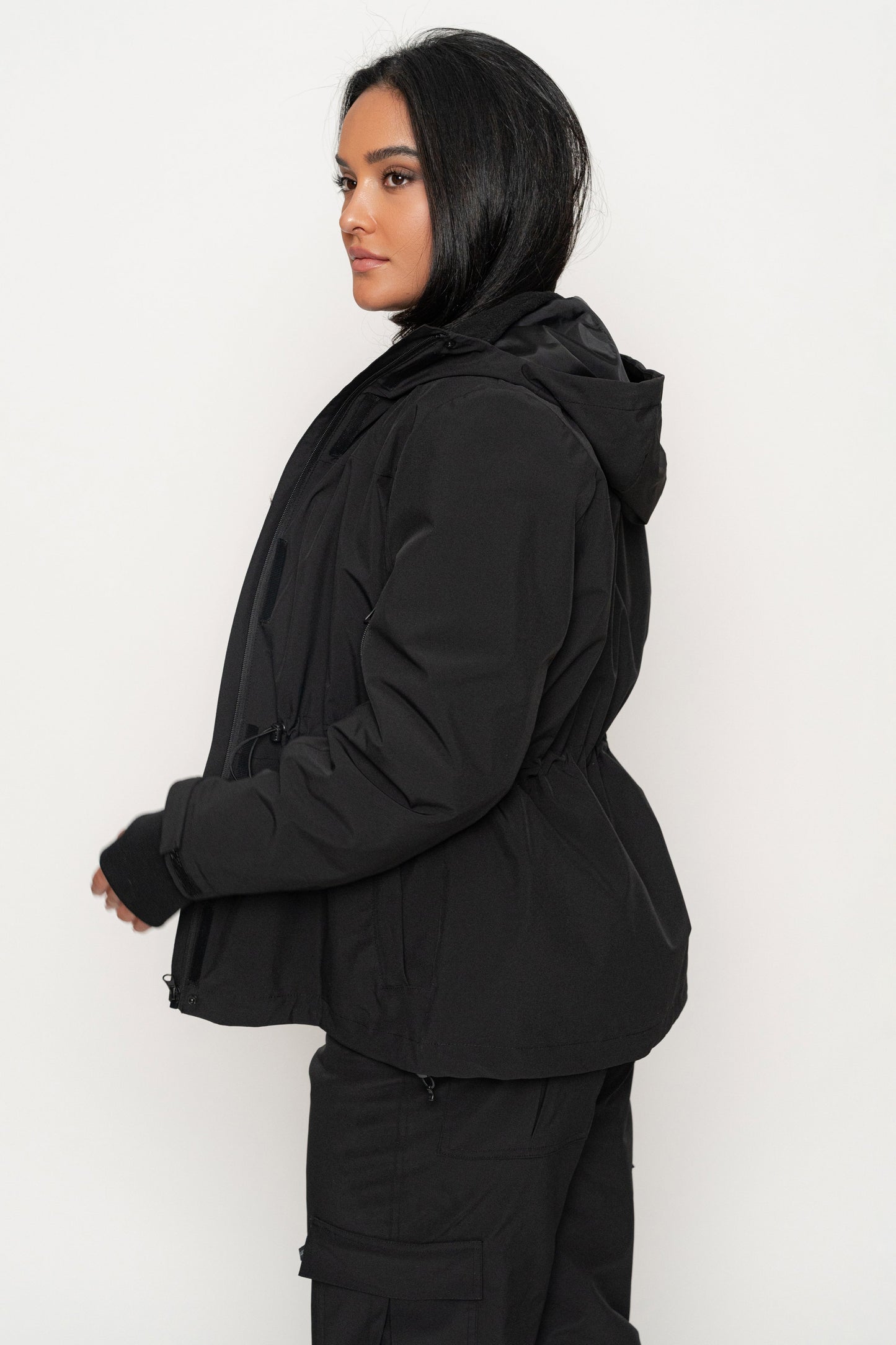 Black Polar Puffer Jacket JLUXLABEL