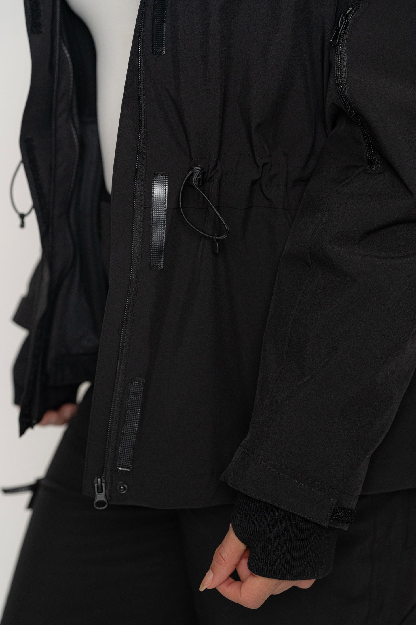 Black Polar Puffer Jacket JLUXLABEL