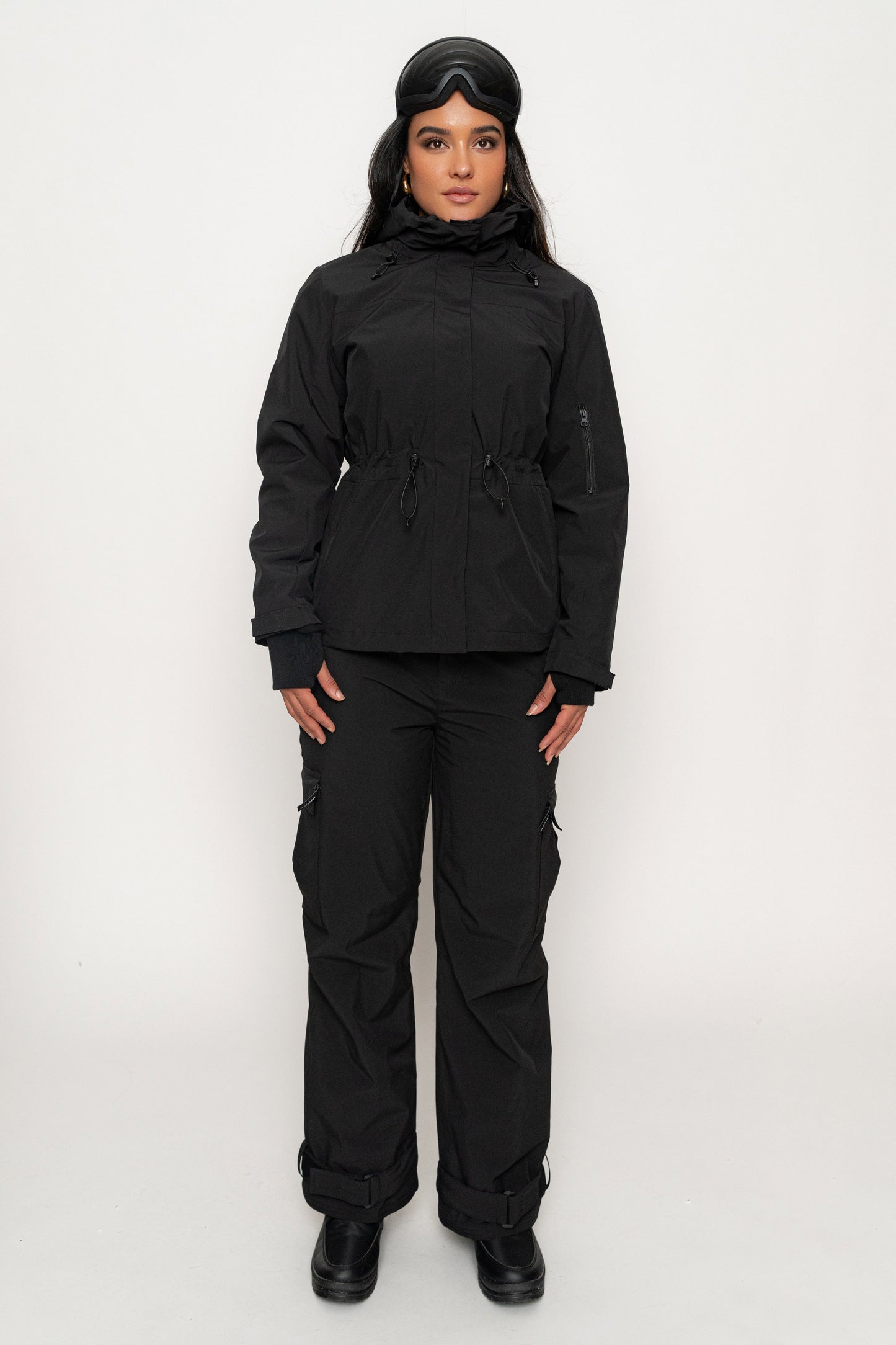 Black Polar Puffer Jacket JLUXLABEL