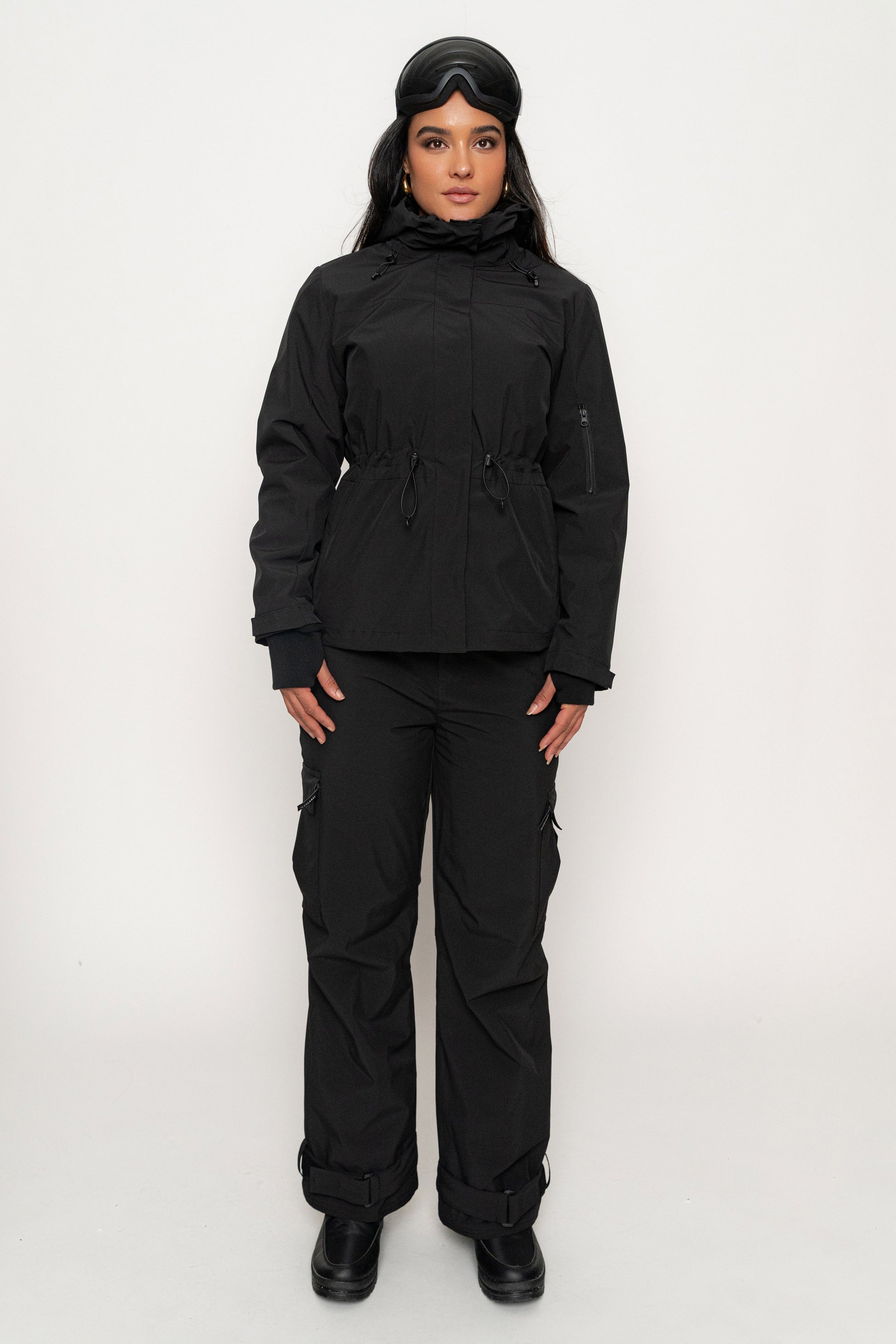 Black Polar Puffer Jacket JLUXLABEL