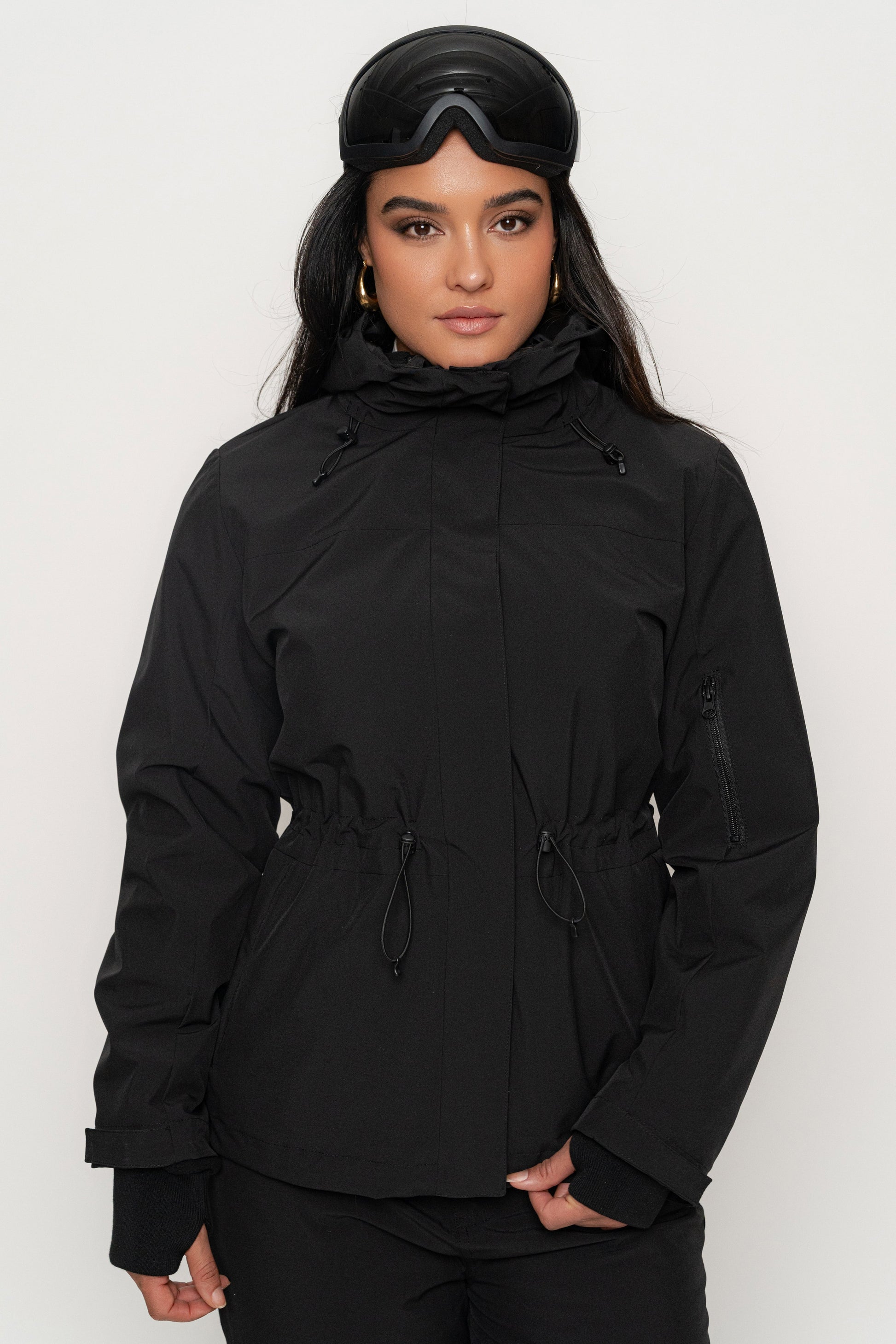 Black Polar Puffer Jacket JLUXLABEL