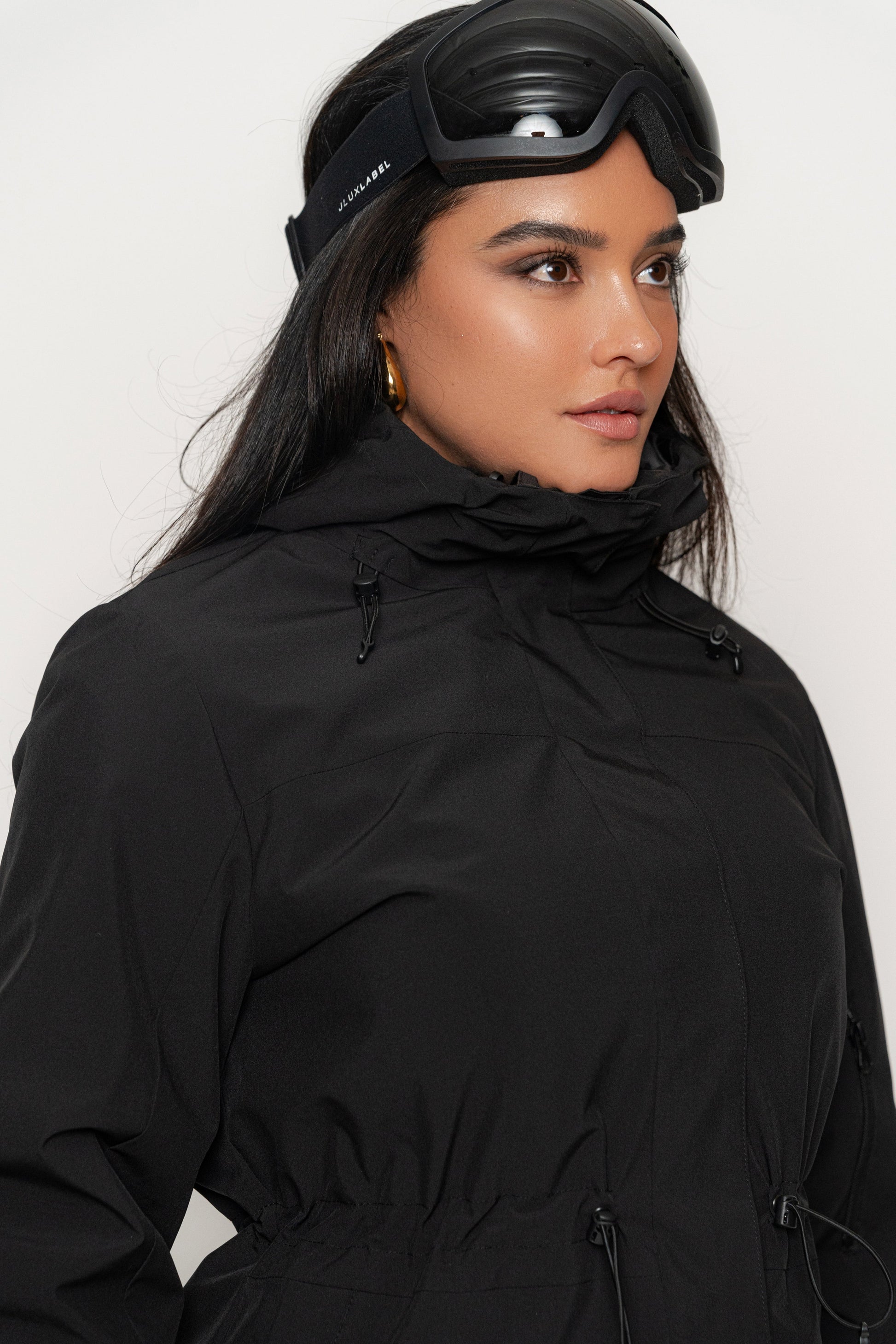 Black Polar Puffer Jacket JLUXLABEL