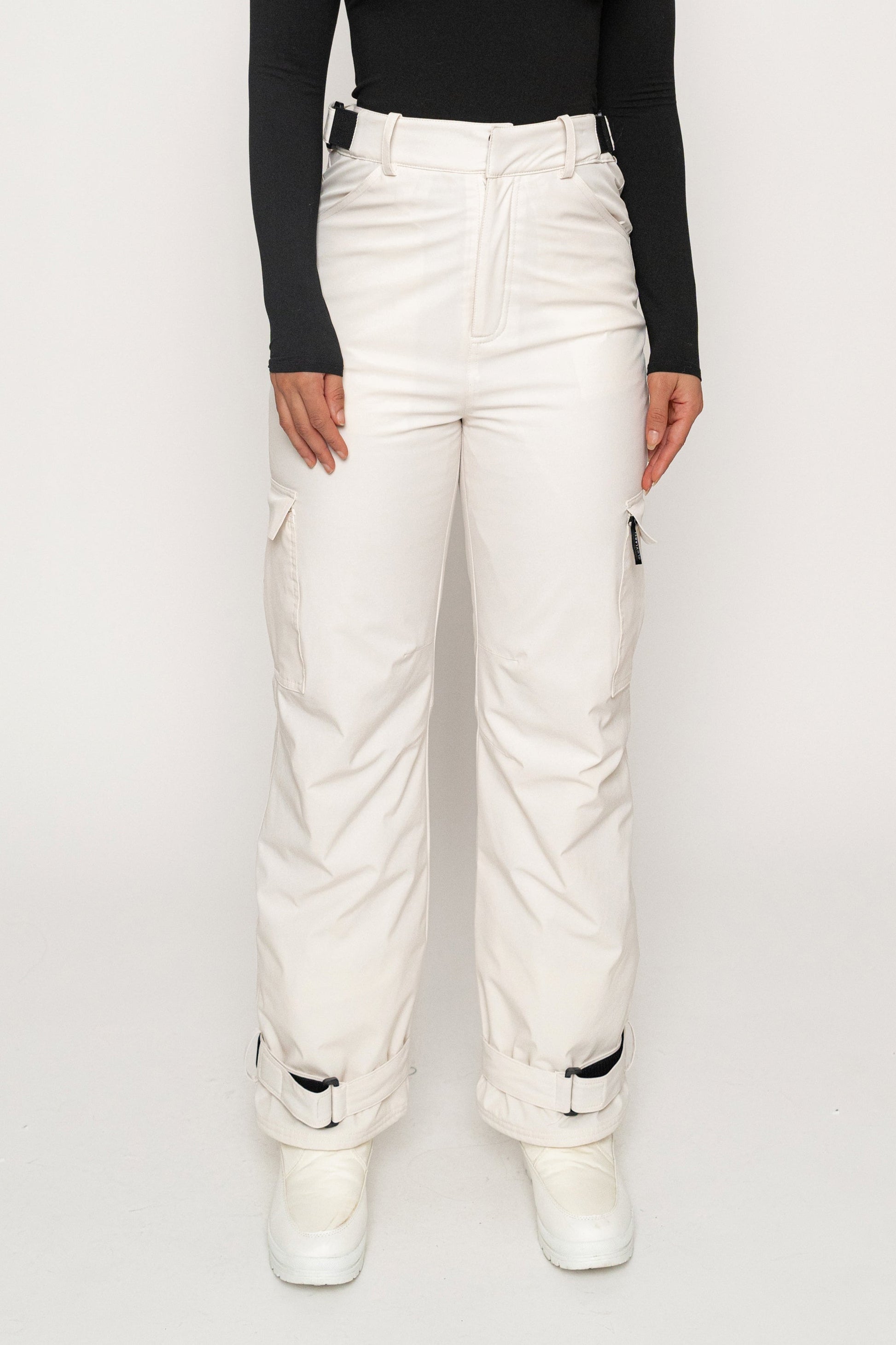 Ivory Snowfall Ski Pants JLUXLABEL