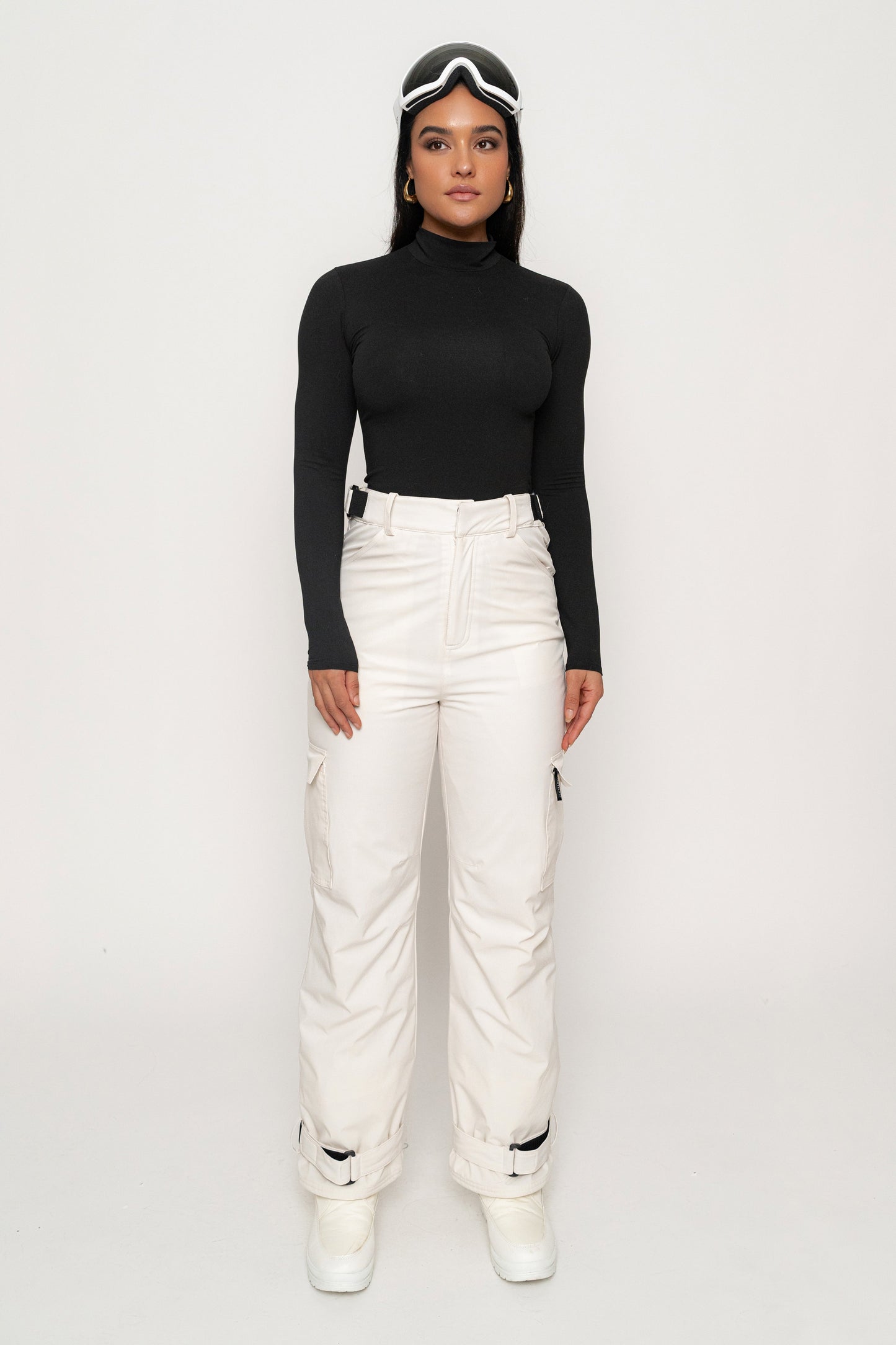 Ivory Snowfall Ski Pants JLUXLABEL