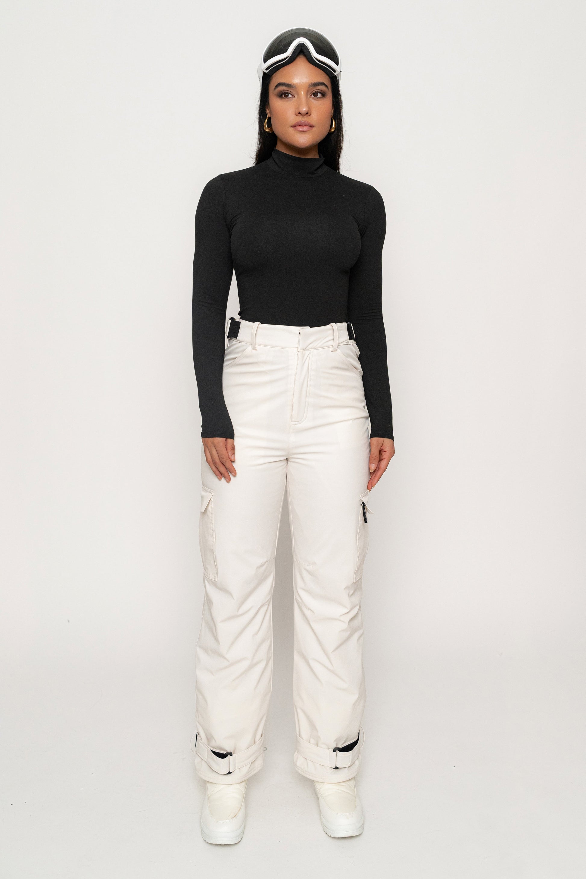 Ivory Snowfall Ski Pants JLUXLABEL