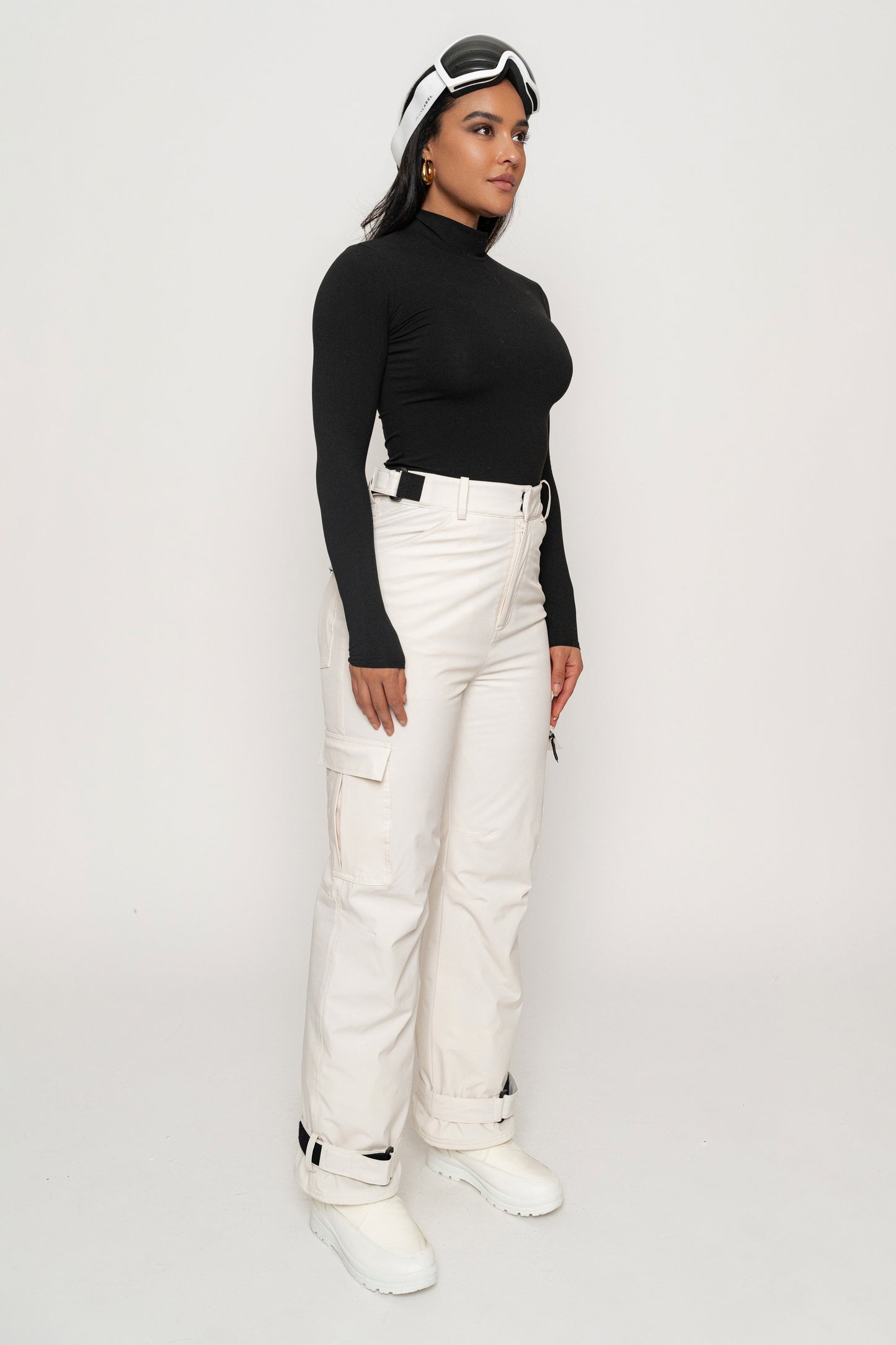 Ivory Snowfall Ski Pants JLUXLABEL