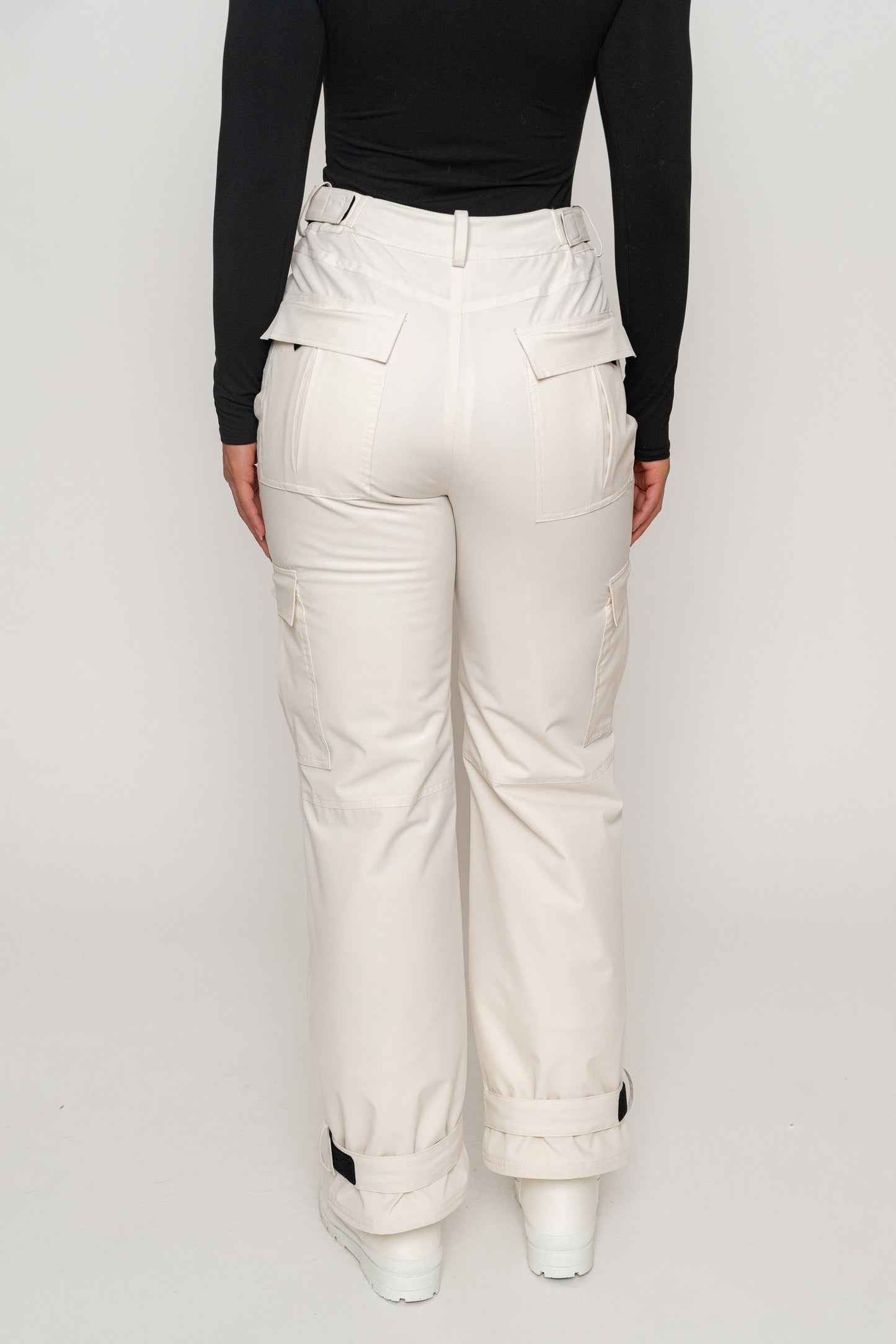 Ivory Snowfall Ski Pants JLUXLABEL