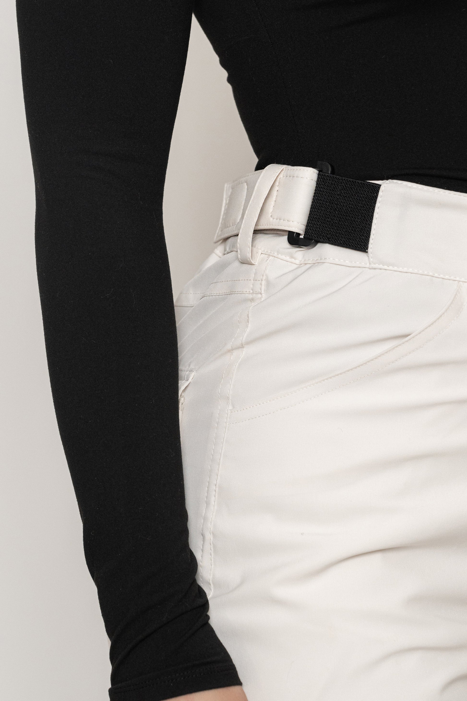 Ivory Snowfall Ski Pants JLUXLABEL