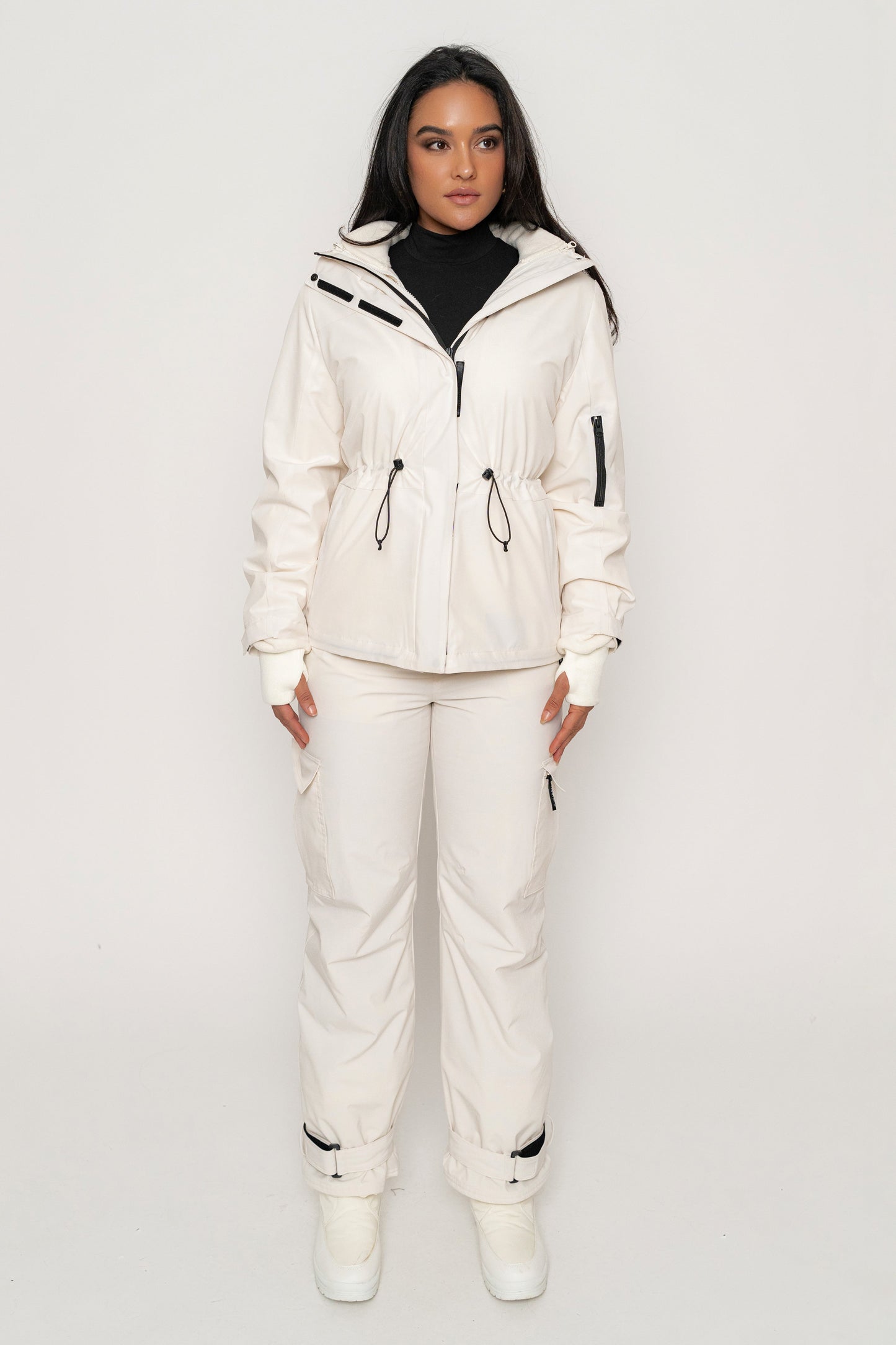 Ivory Snowfall Ski Pants JLUXLABEL