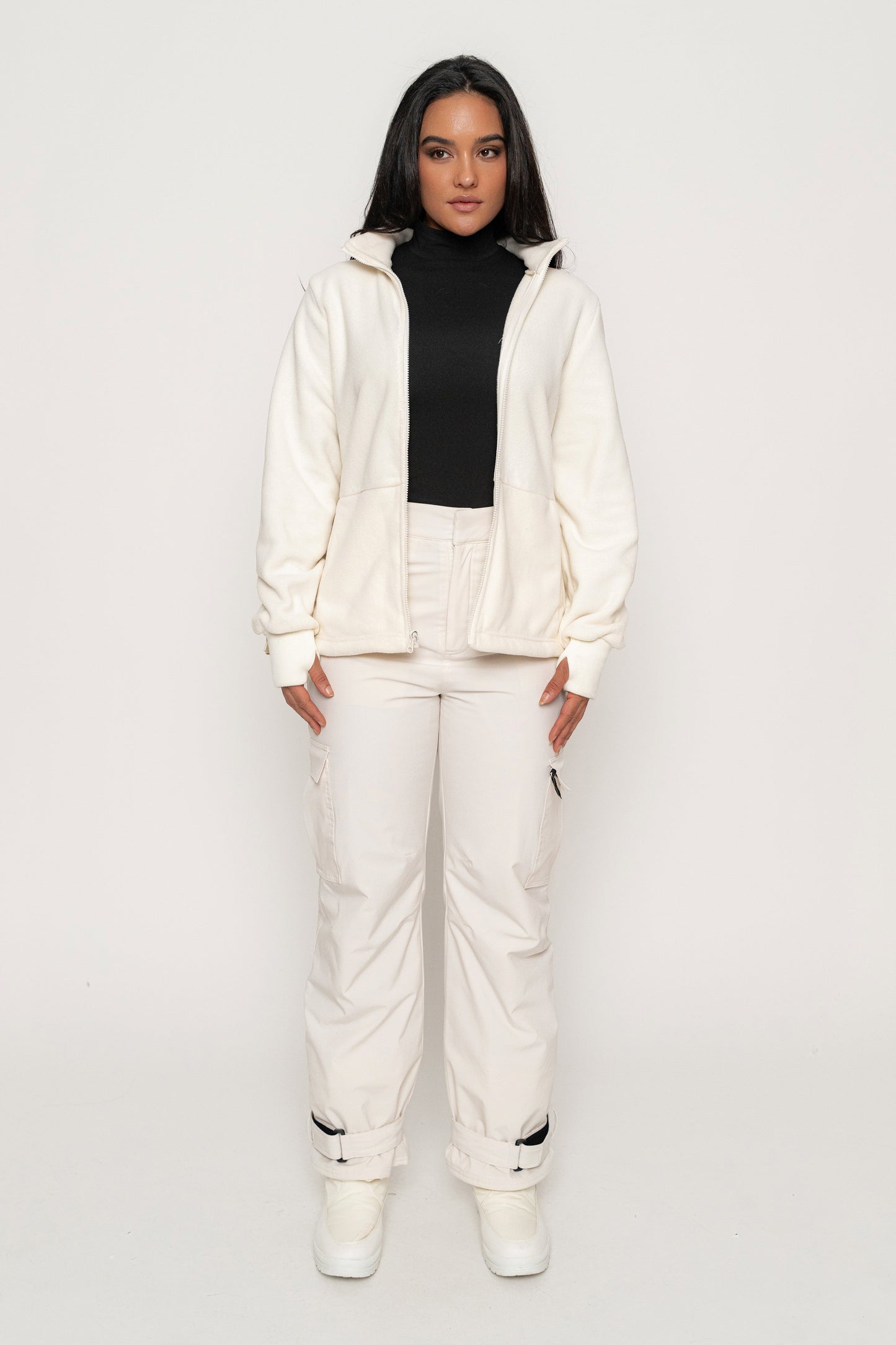 Black Turtleneck Long Sleeve Top JLUXLABEL