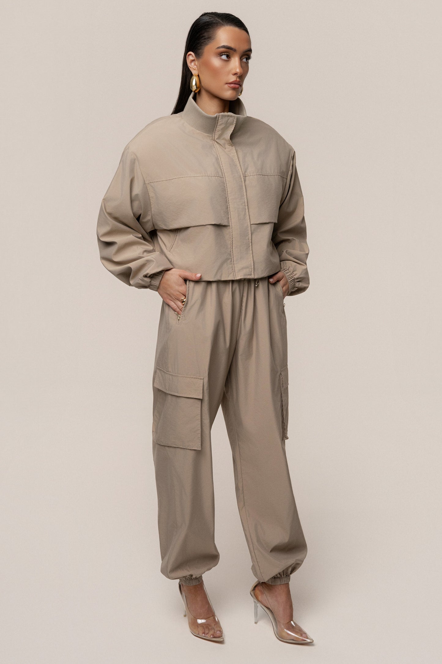 Beige Endure Jacket NEWFASHIONEDGE