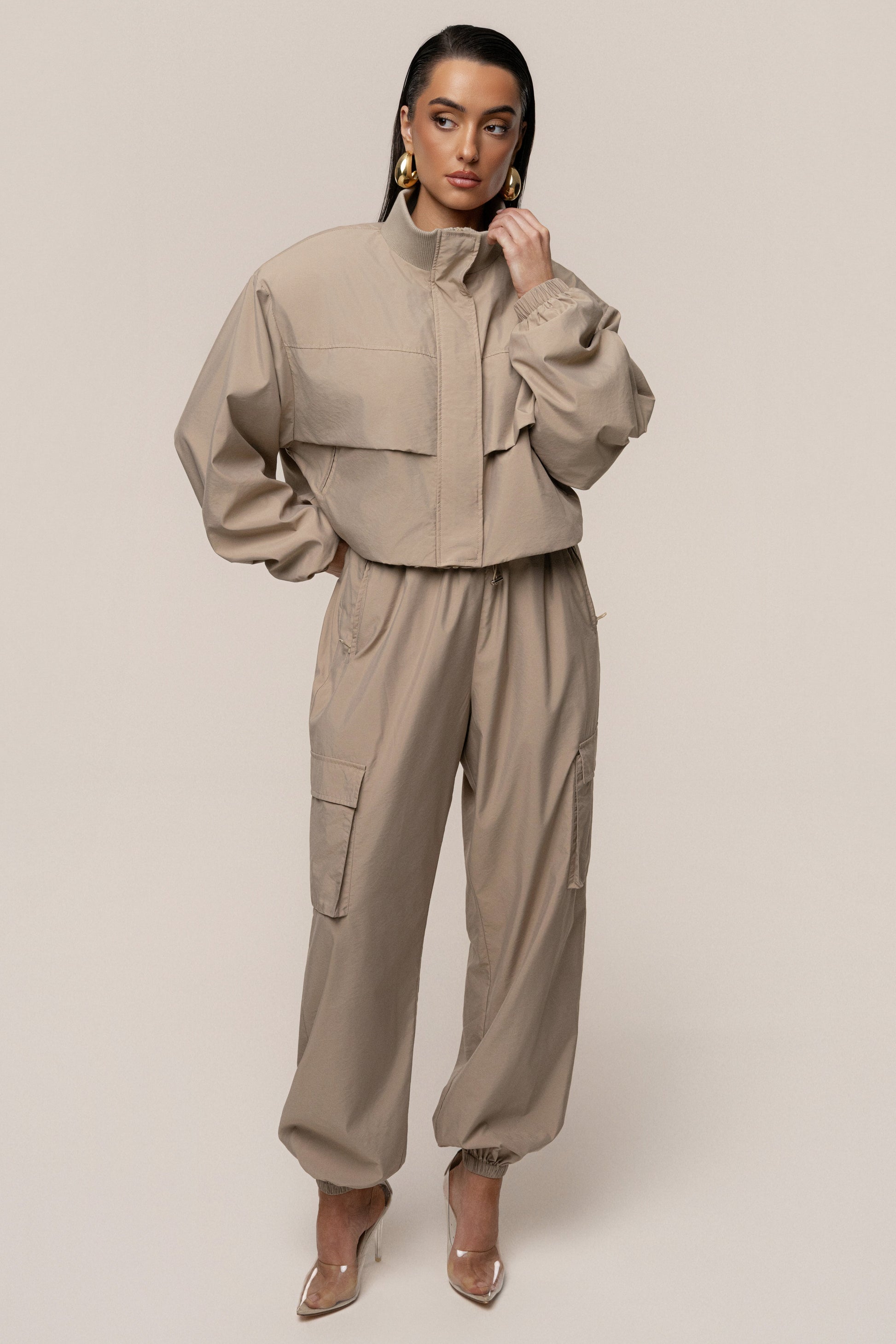 Beige Endure Jacket NEWFASHIONEDGE