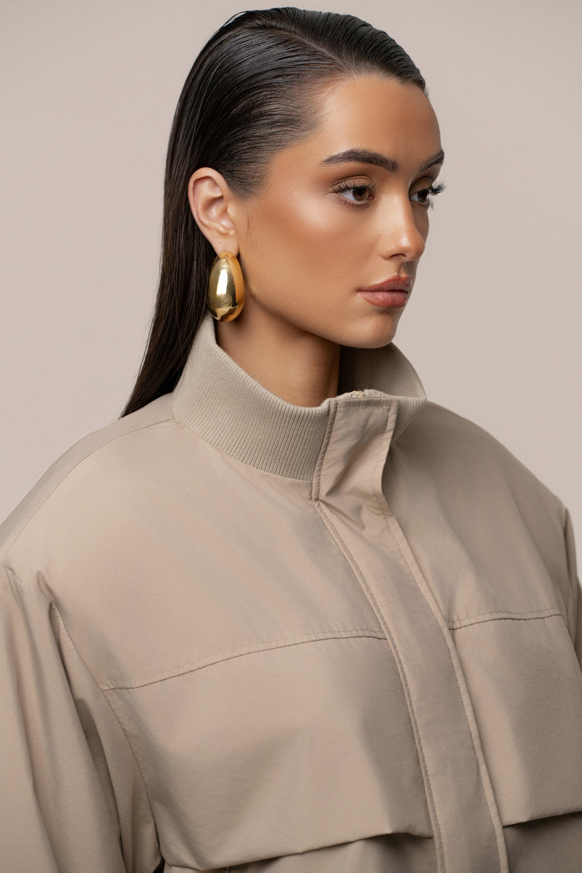 Beige Endure Jacket NEWFASHIONEDGE