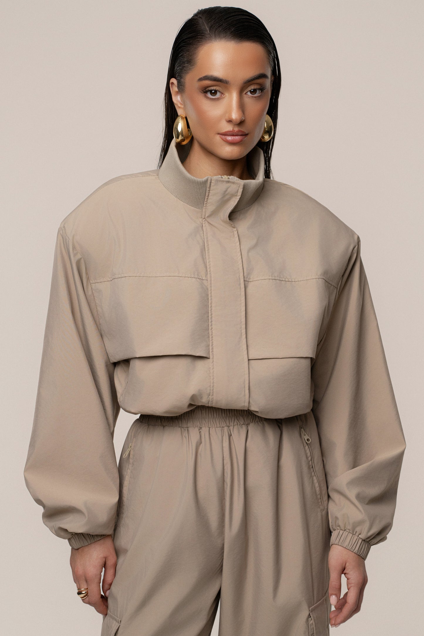 Beige Endure Jacket NEWFASHIONEDGE