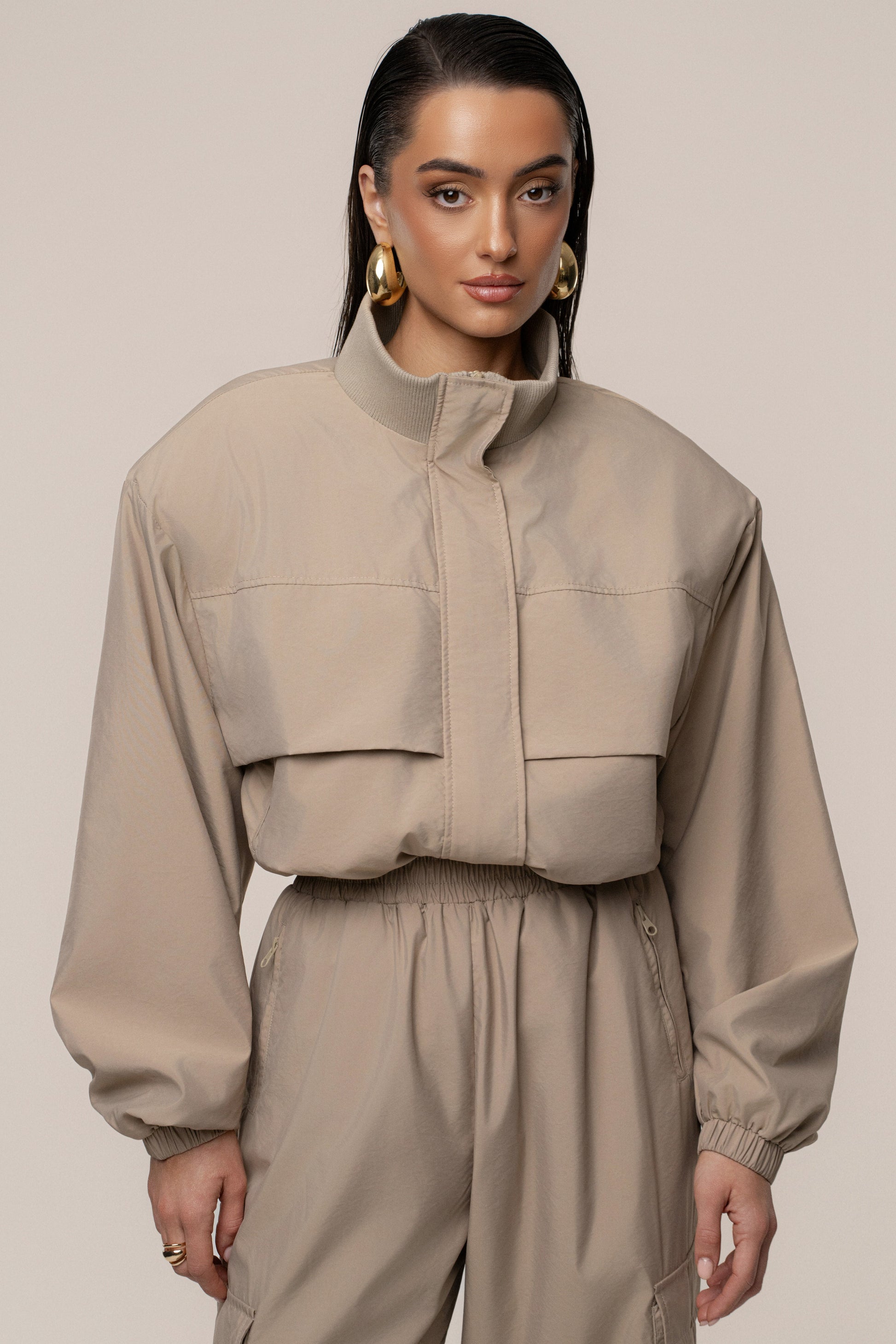 Beige Endure Jacket NEWFASHIONEDGE