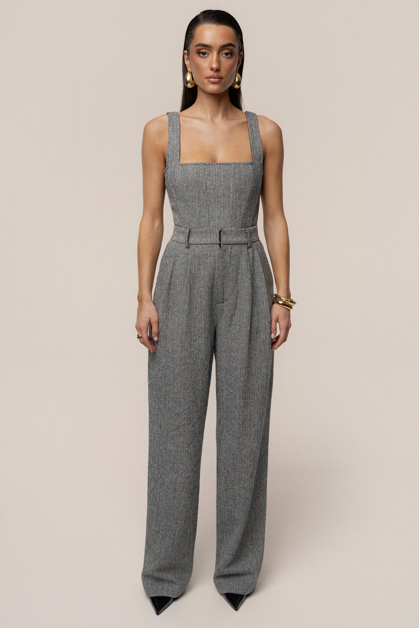 Classic Herringbone Trousers JLUXLABEL