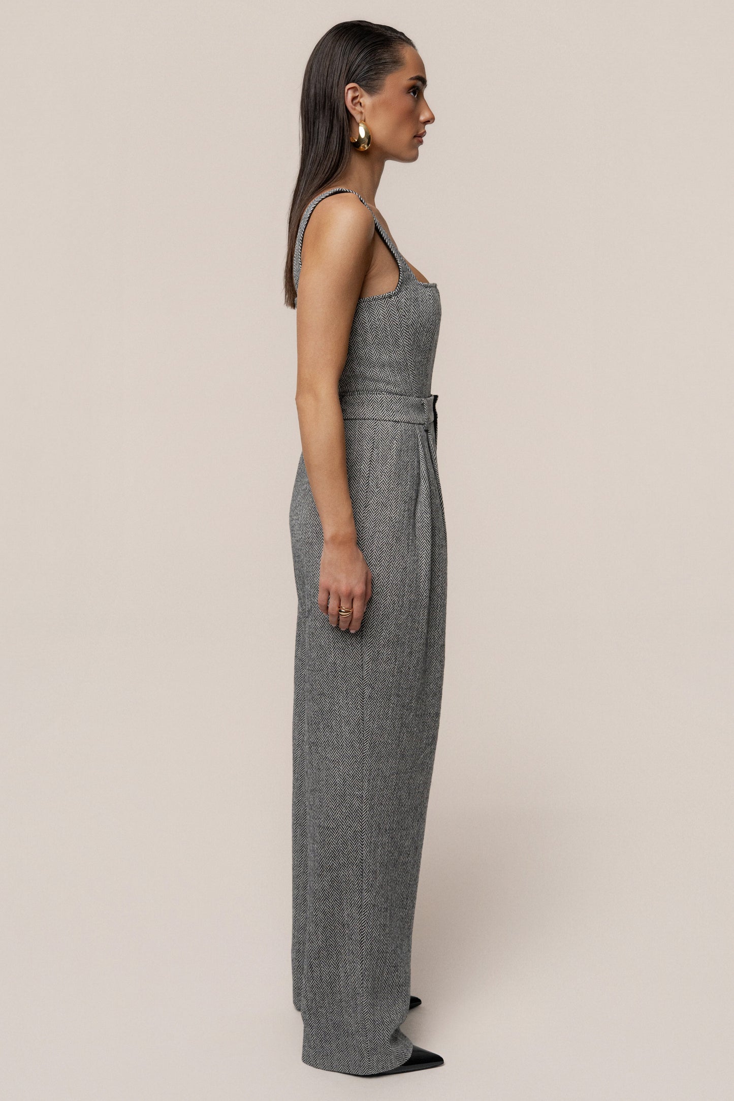 Classic Herringbone Trousers JLUXLABEL