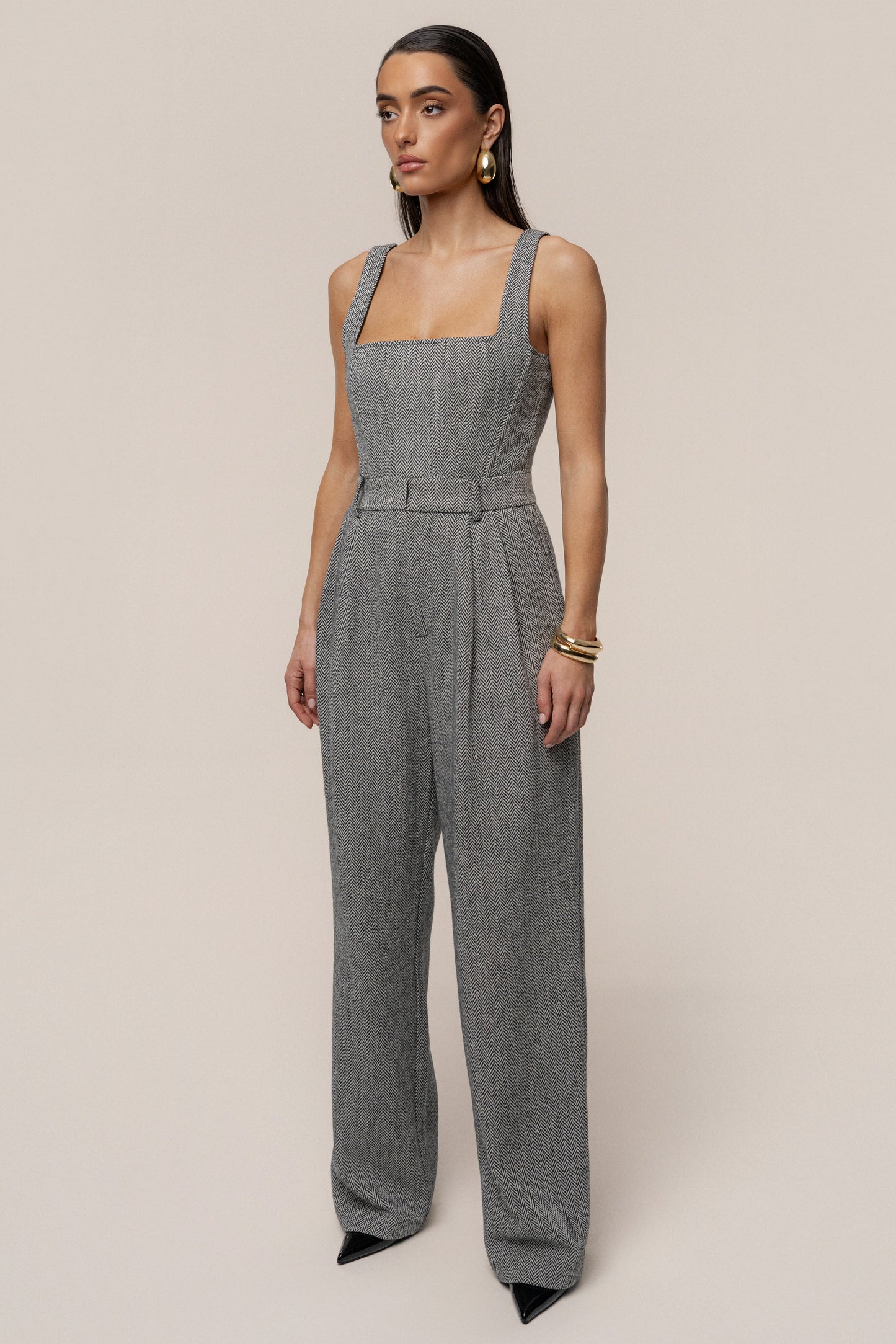Classic Herringbone Trousers JLUXLABEL