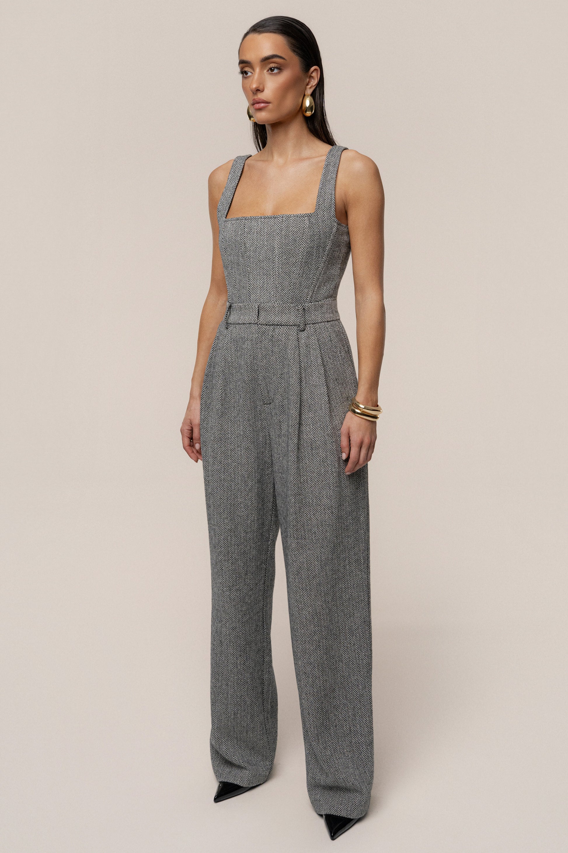 Classic Herringbone Trousers JLUXLABEL