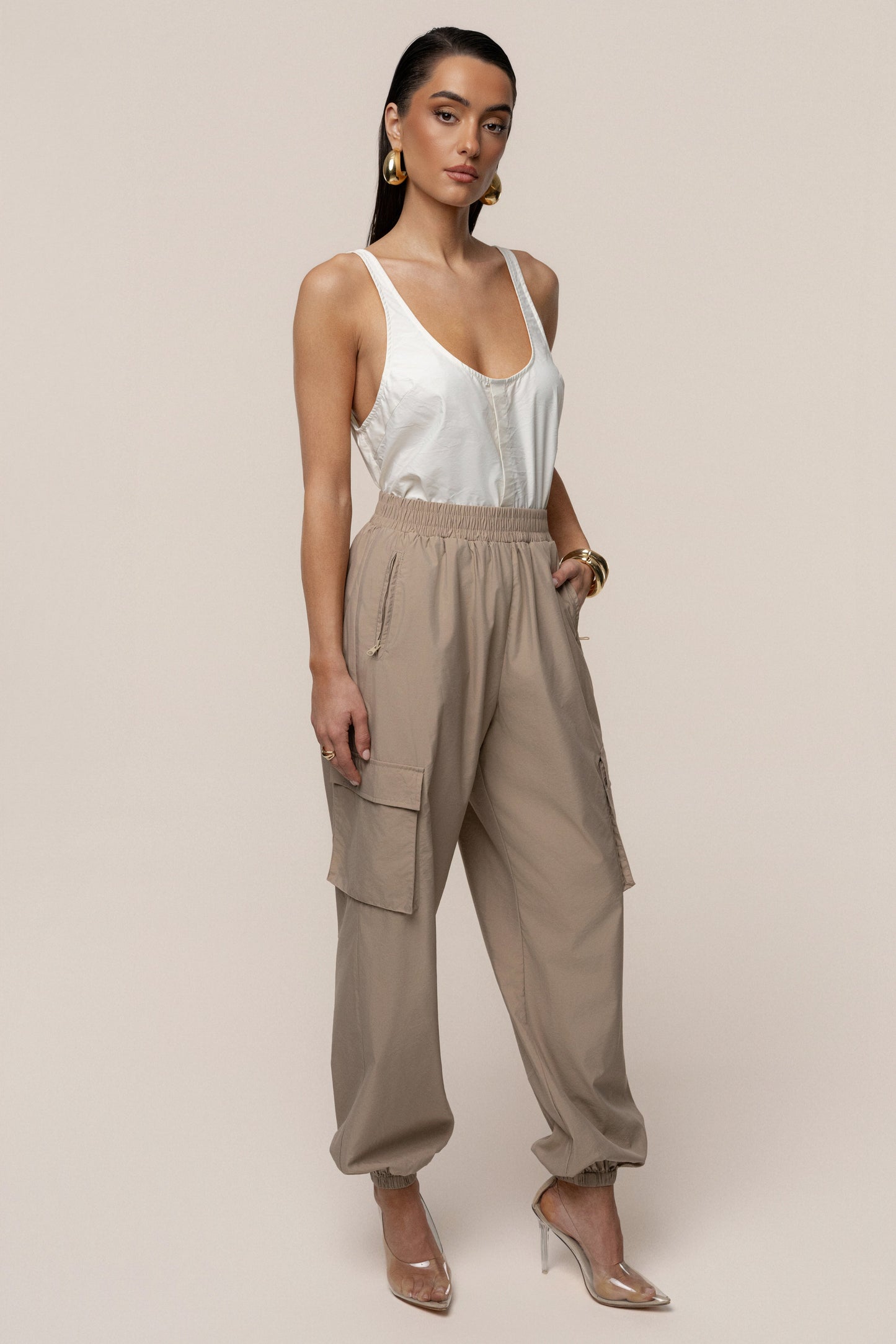 Beige Endure Jogger NEWFASHIONEDGE