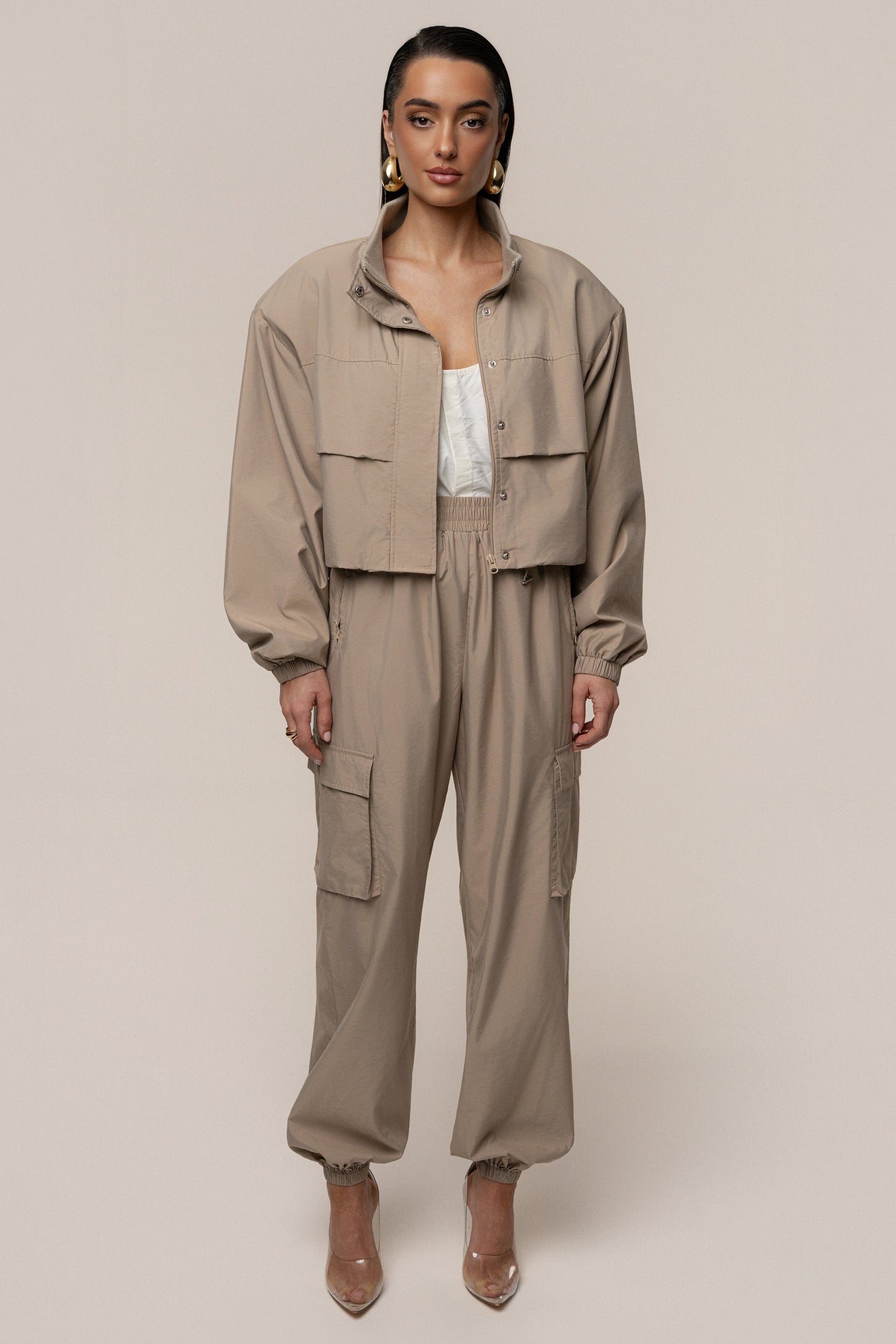 Beige Endure Jacket NEWFASHIONEDGE