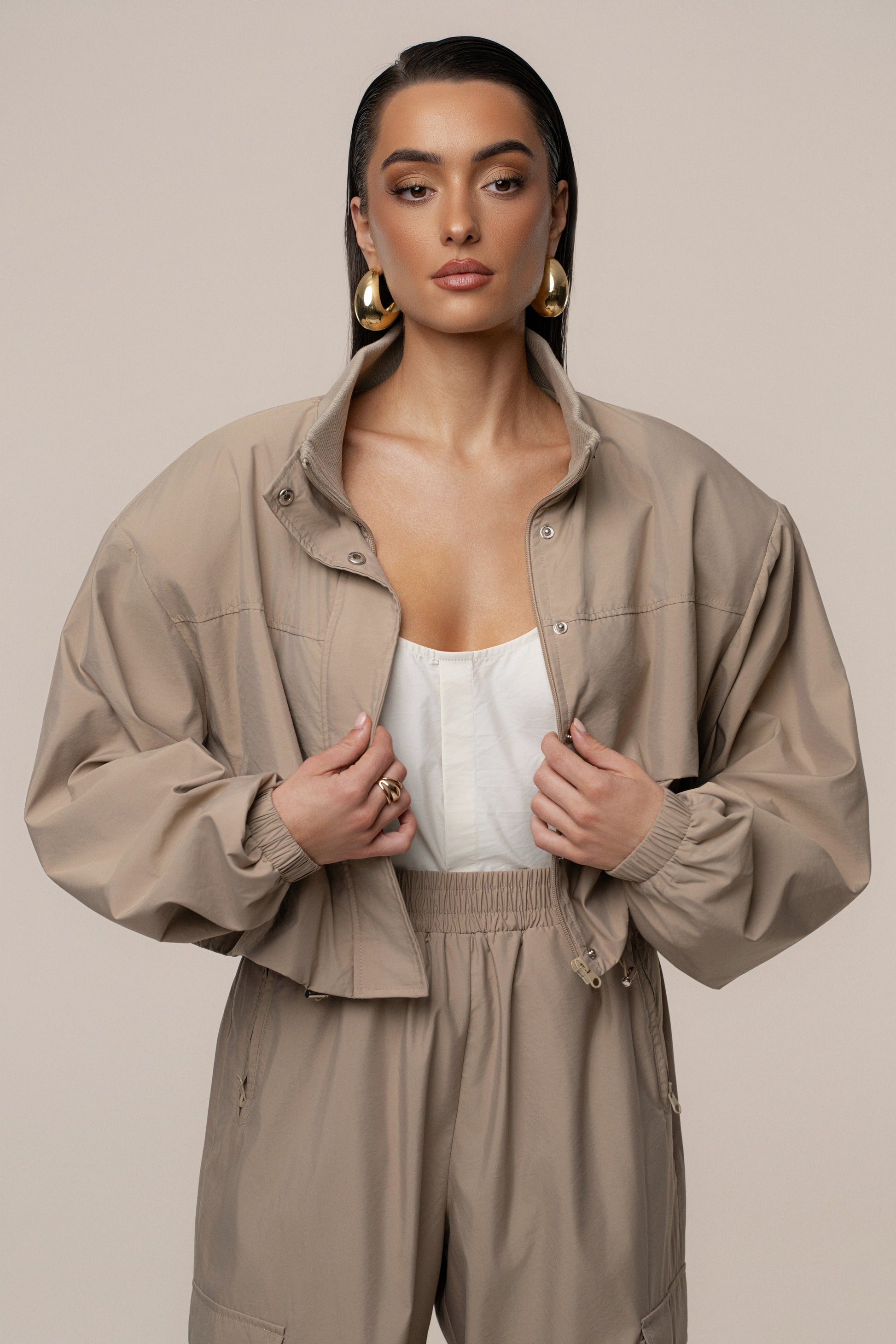 Ivory Active Scoop Neck Top JLUXLABEL