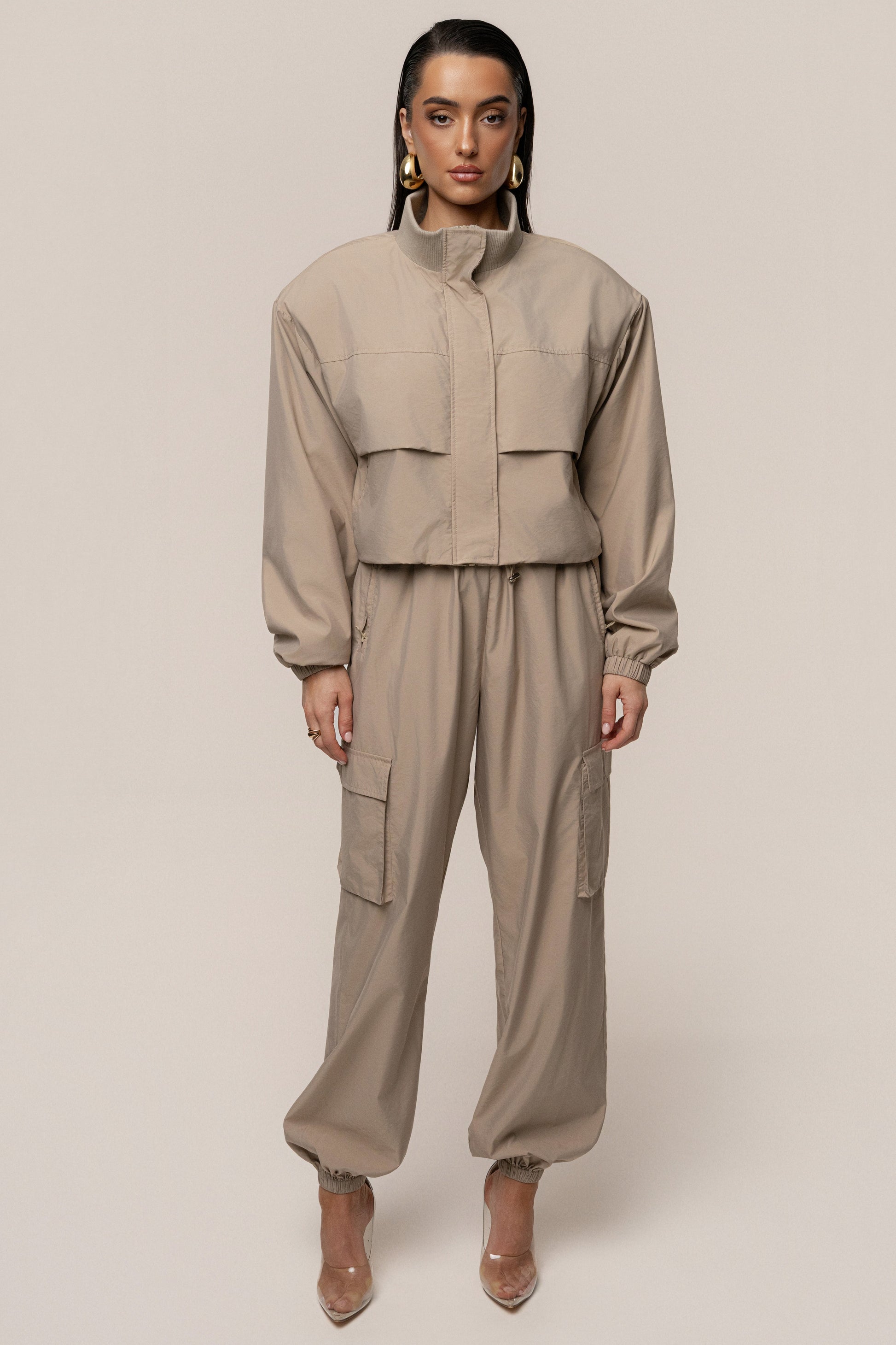 Beige Endure Jacket NEWFASHIONEDGE