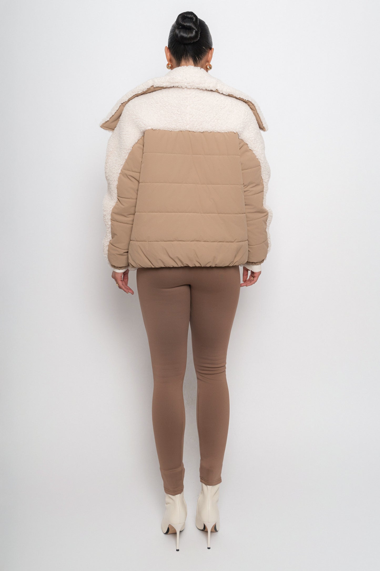 Brown Essential High-Waist Leggings JLUXLABEL