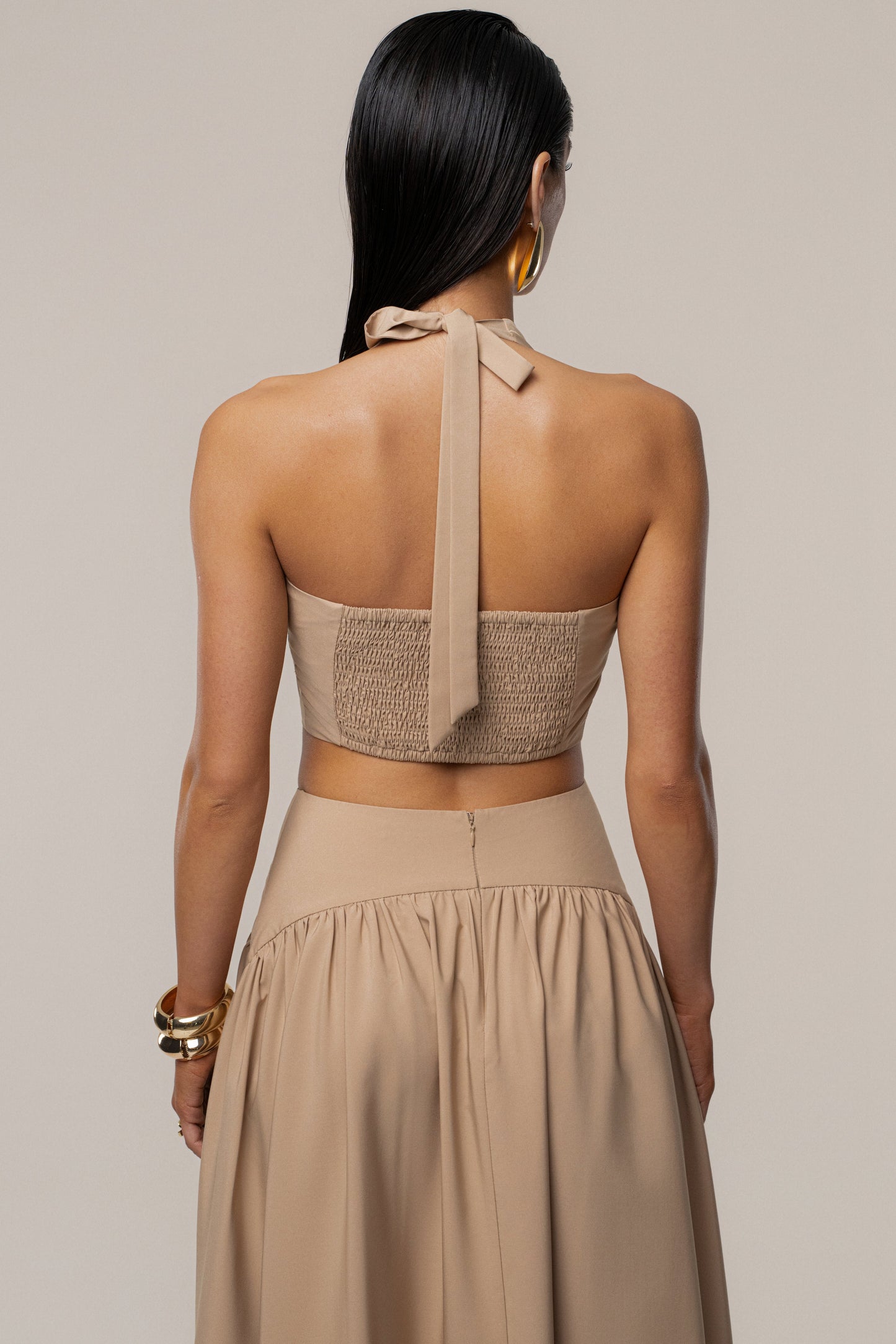 PRE-ORDER Tan Haven Skirt Set