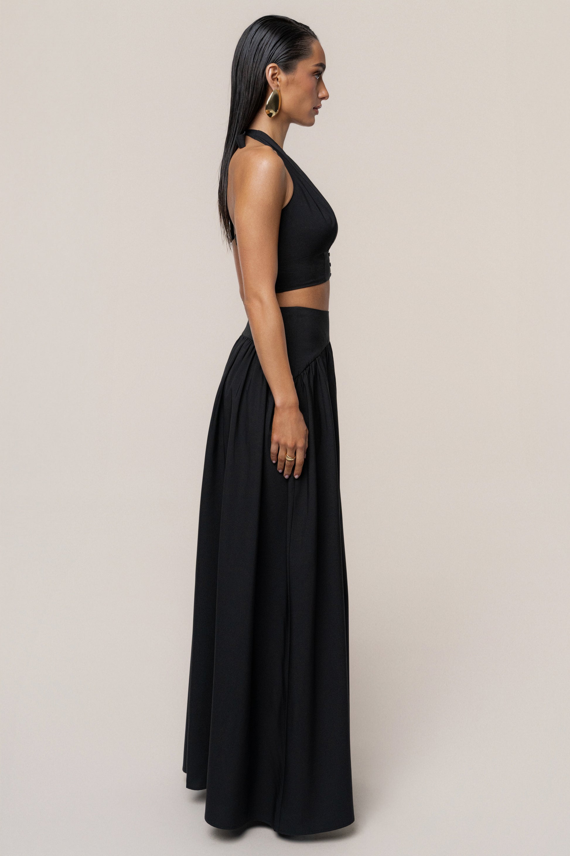 PRE-ORDER Black Haven Skirt Set NEWFASHIONEDGE