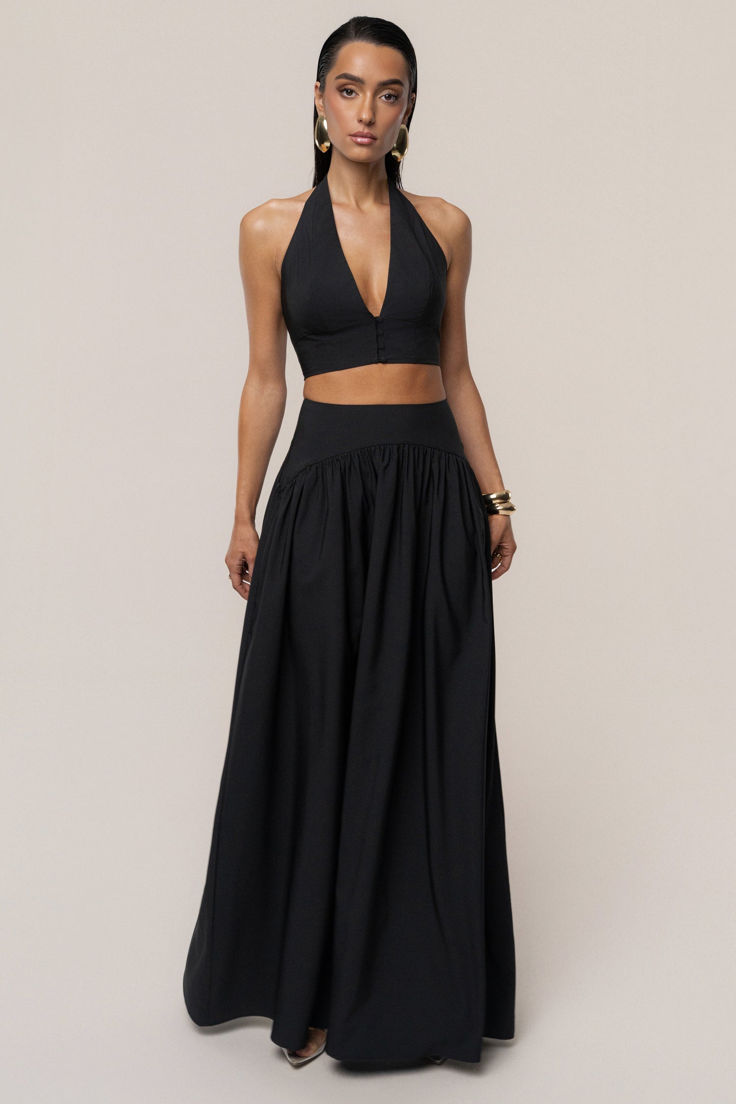 PRE-ORDER Black Haven Skirt Set NEWFASHIONEDGE