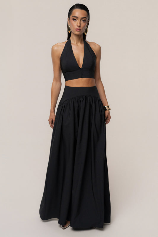 PRE-ORDER Black Haven Skirt Set