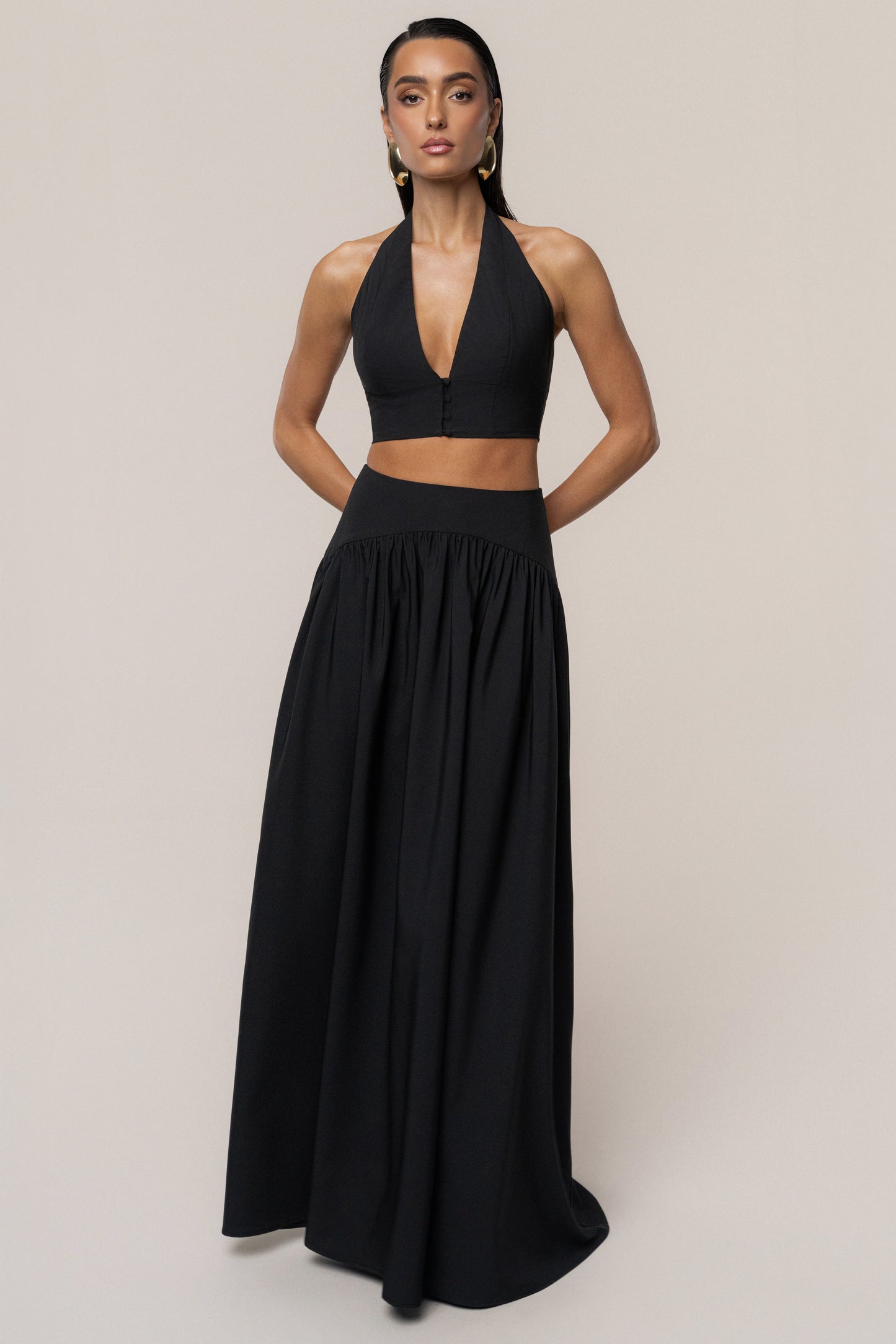 PRE-ORDER Black Haven Skirt Set