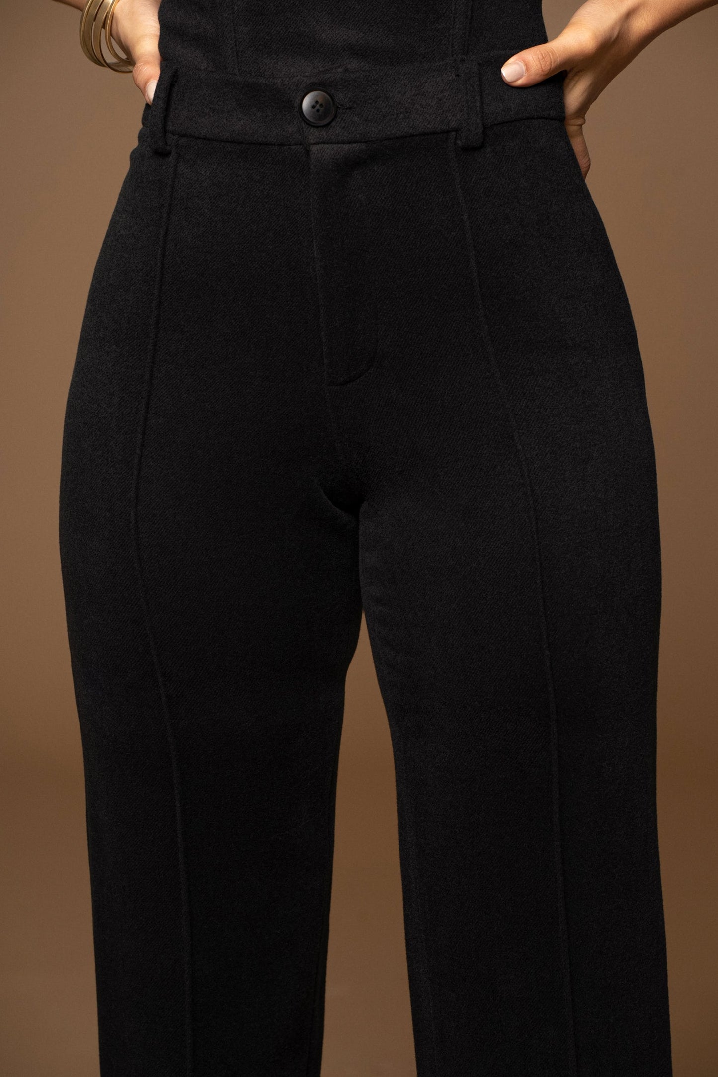 Black STAY SHARP TROUSER JLUXLABEL