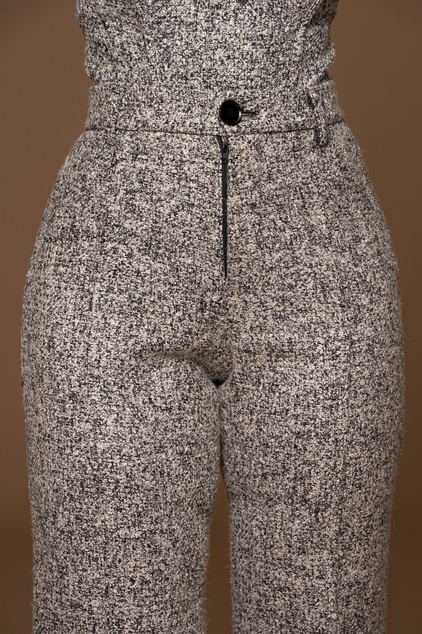 Lt. Grey Stay Sharp Tweed Trouser JLUXLABEL