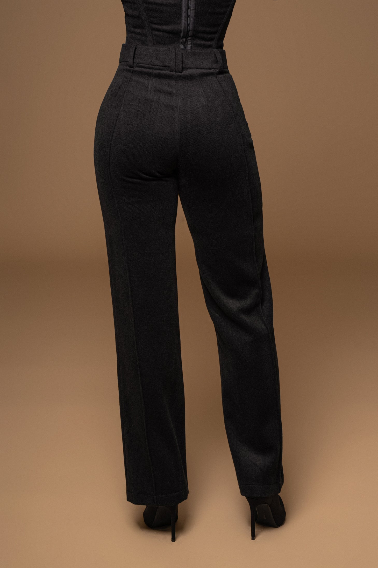 Black STAY SHARP TROUSER JLUXLABEL
