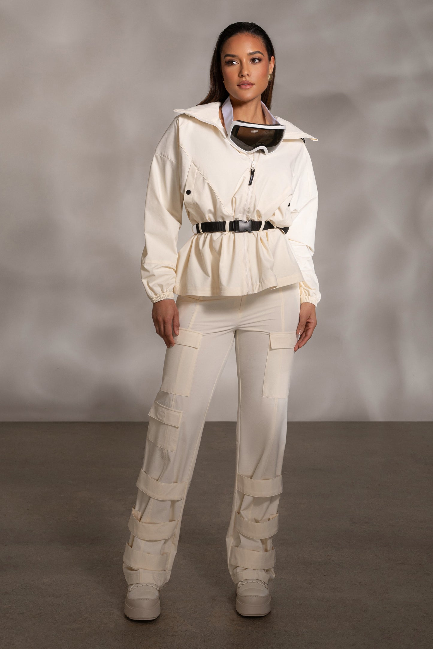 Buttercream Nyah Nylon Utility Pants JLUXLABEL