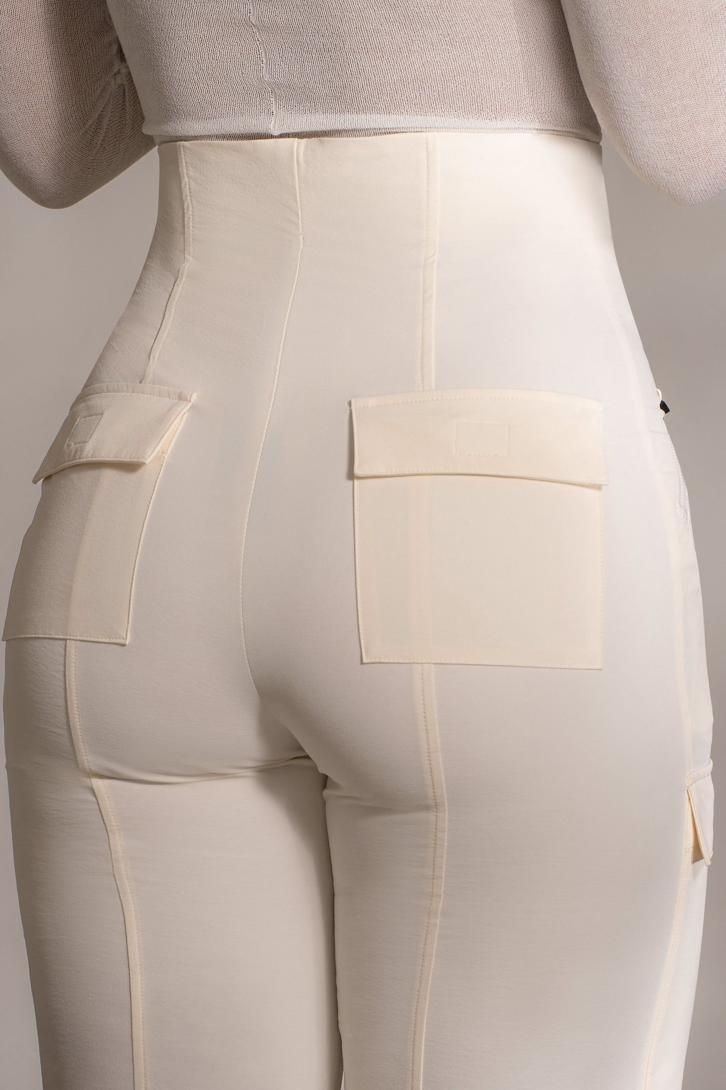 Buttercream Nyah Nylon Utility Pants JLUXLABEL