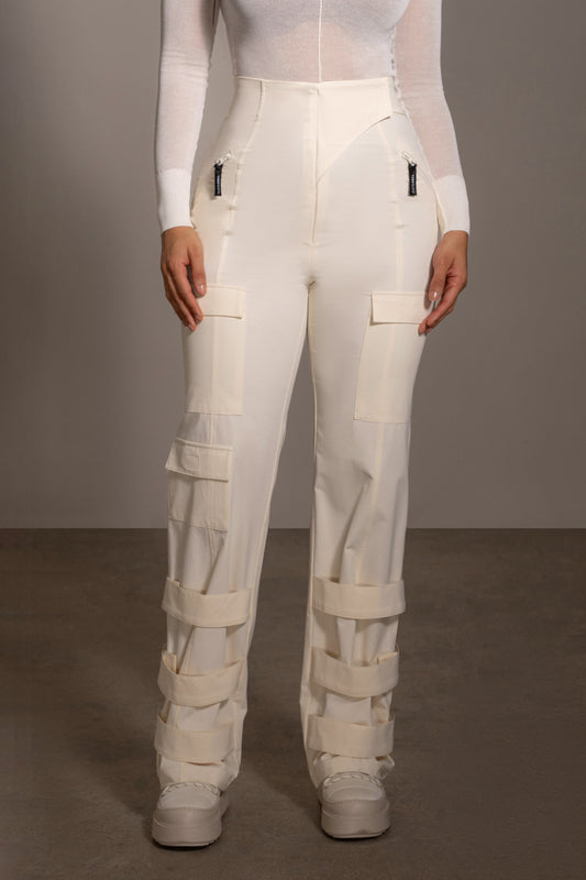 Buttercream Nyah Nylon Utility Pants JLUXLABEL