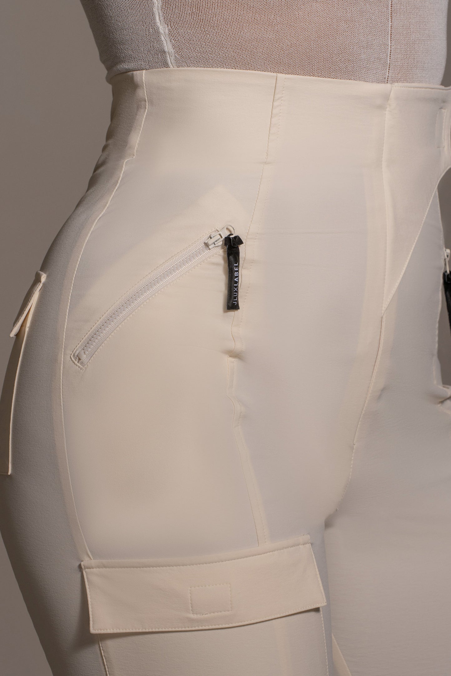 Buttercream Nyah Nylon Utility Pants JLUXLABEL