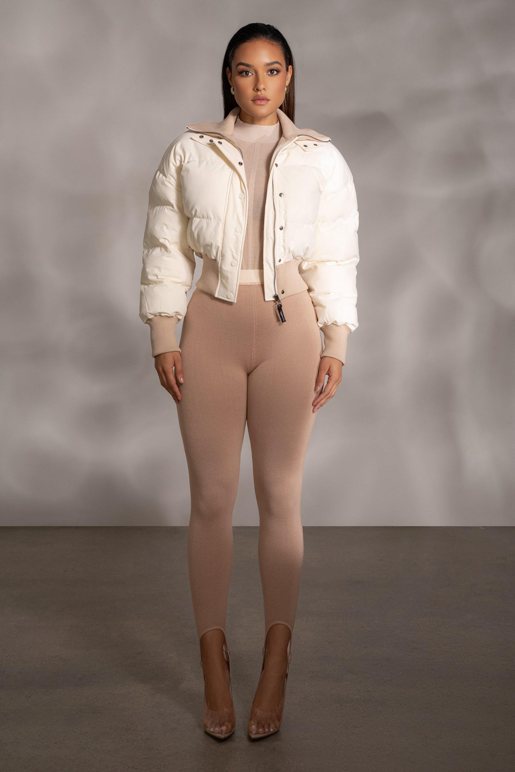 Beige Marlow Leggings JLUXLABEL