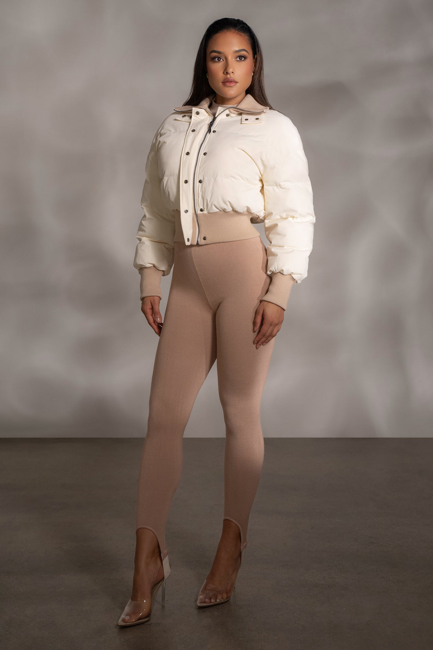 Beige Marlow Leggings JLUXLABEL
