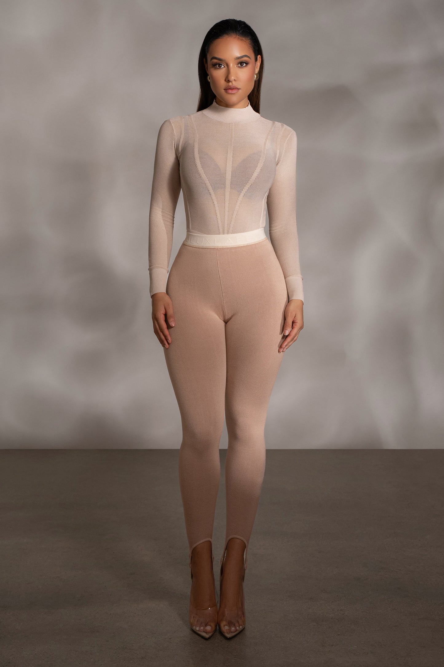Beige Marlow Leggings JLUXLABEL