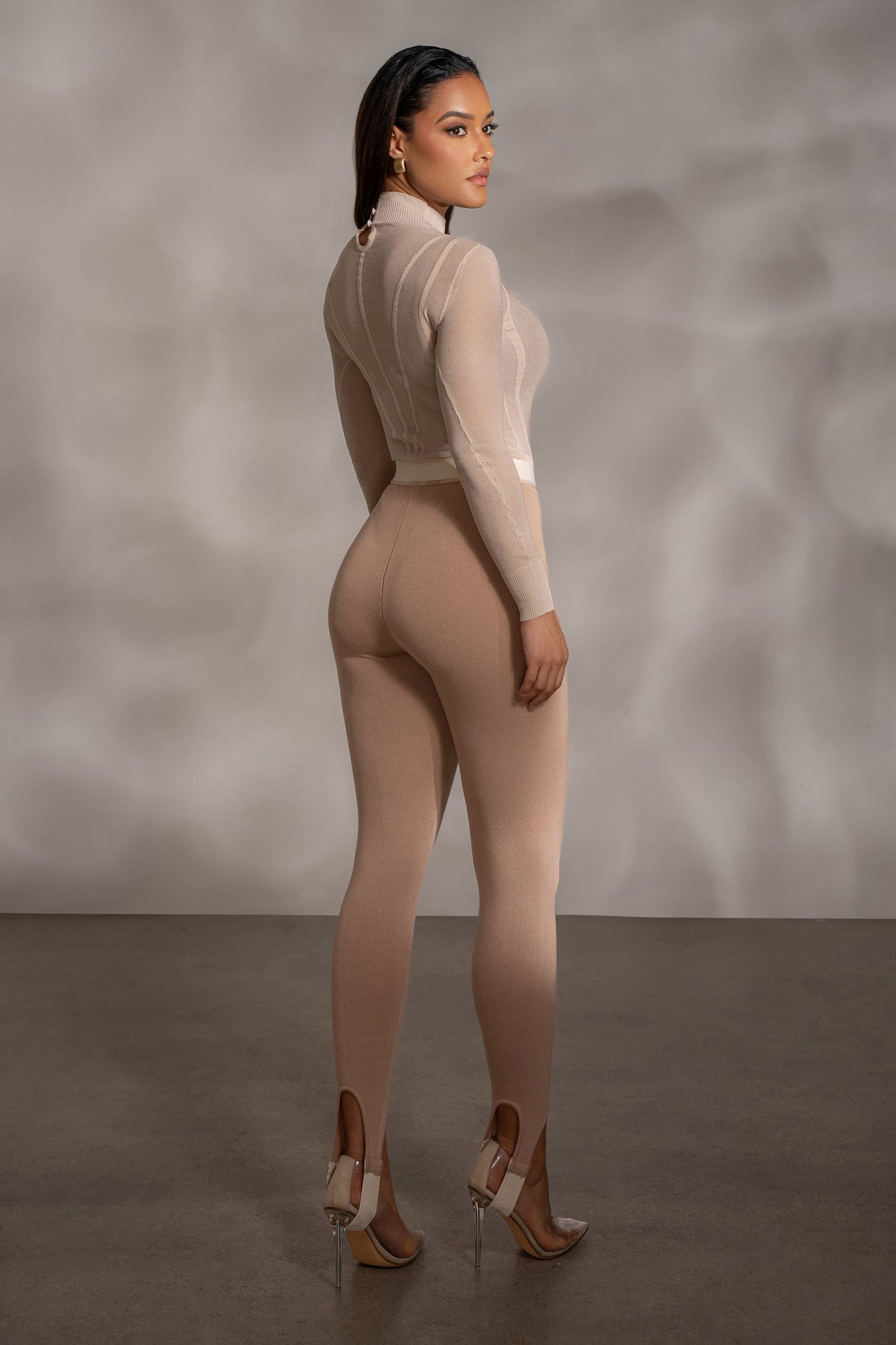 Beige Marlow Leggings JLUXLABEL