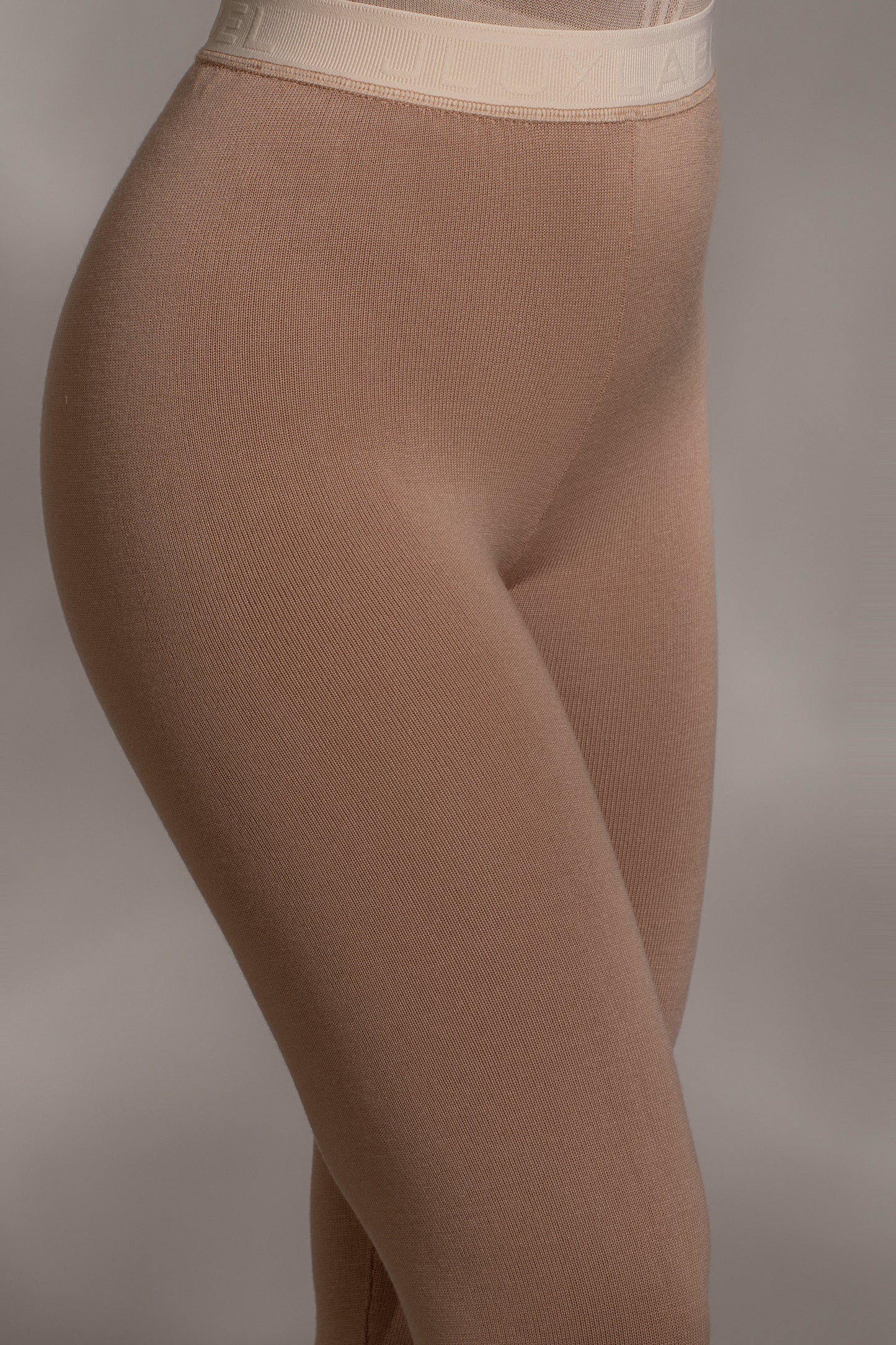 Beige Marlow Leggings JLUXLABEL