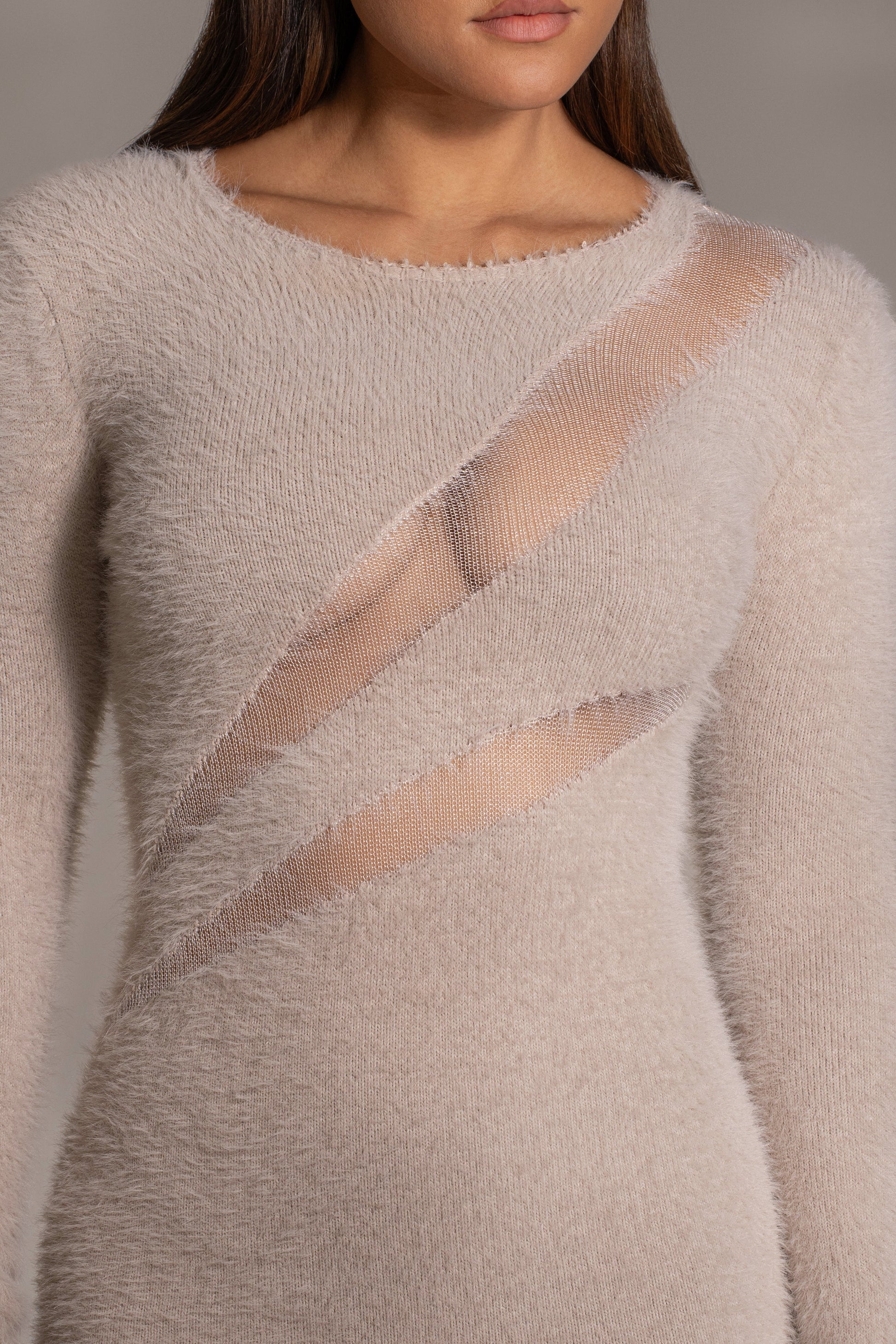 Beige More To Love Maxi Dress JLUXLABEL